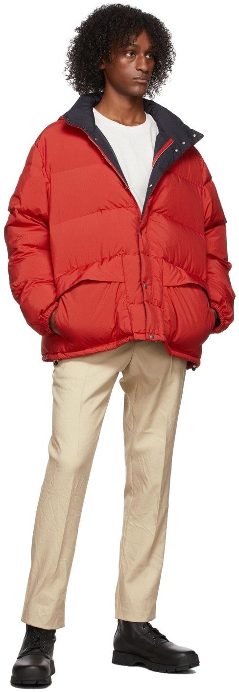 Jil Sander o1y1124 Down Jacket in Red Size US XS / EU 42 / 0 - 4 Thumbnail