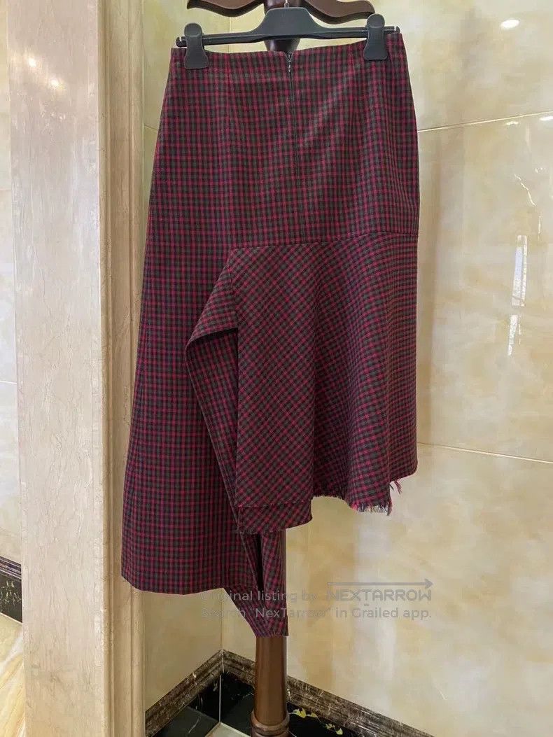 Balenciaga Balenciaga Wool Half Skirt Size 37" - 4 Thumbnail