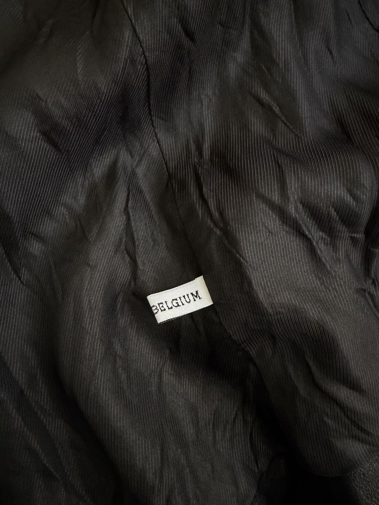 Ann Demeulemeester Ann D Leather Jacket with waist tie Size XL / US 12-14 / IT 48-50 - 6 Thumbnail
