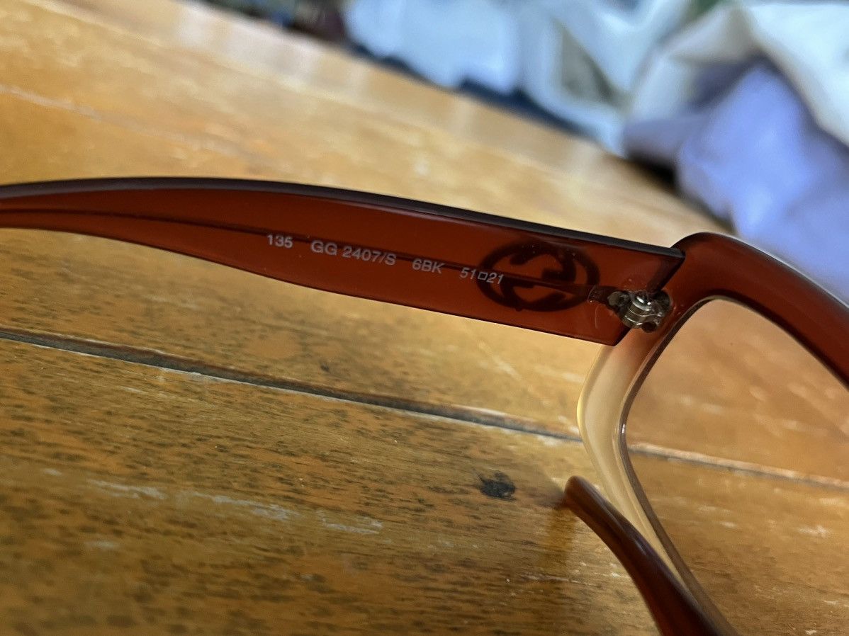 Gucci Gucci GG 2407/S orange gradient sunglasses Size ONE SIZE - 3 Thumbnail