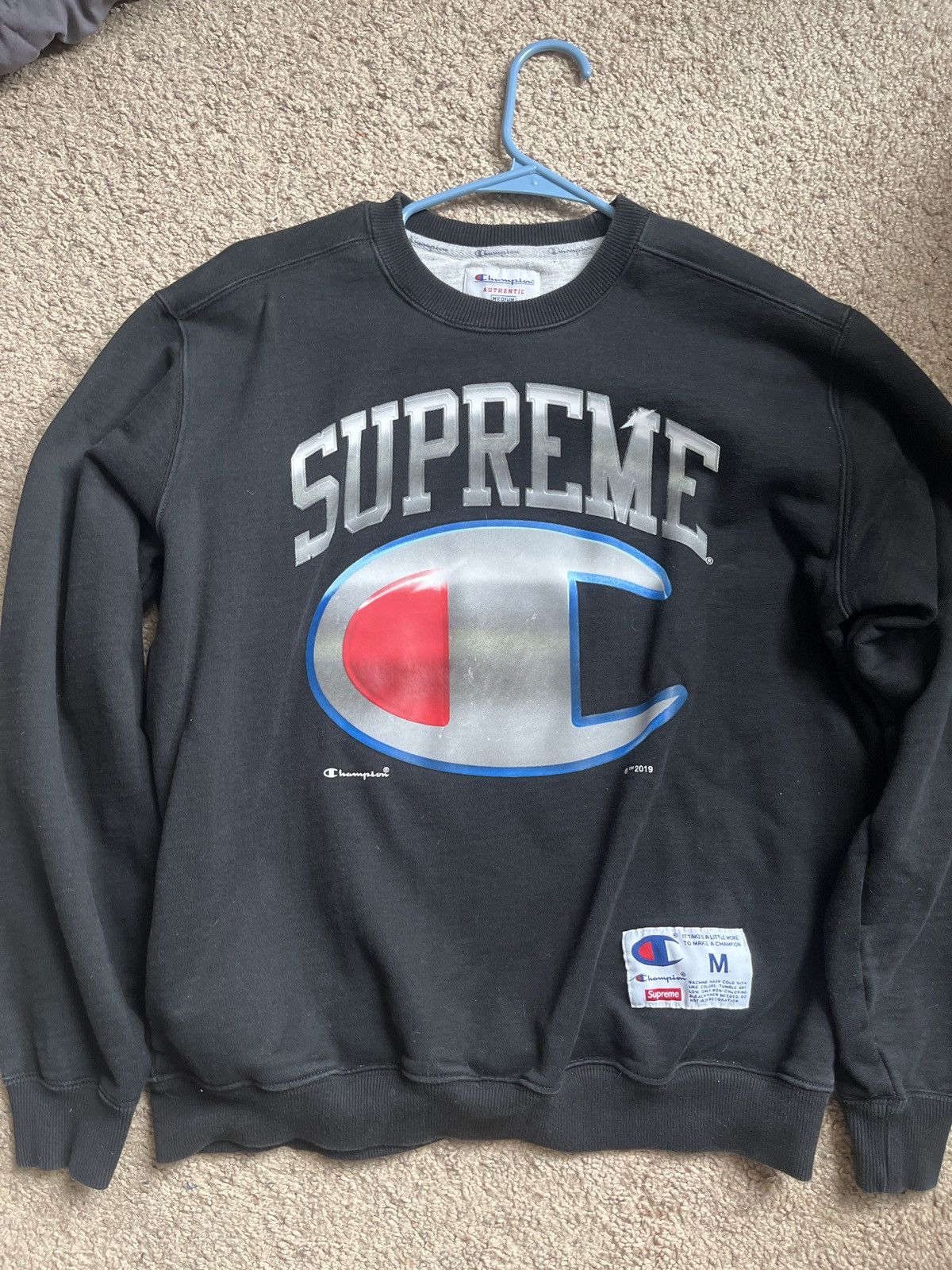 Supreme champion chrome crew neck