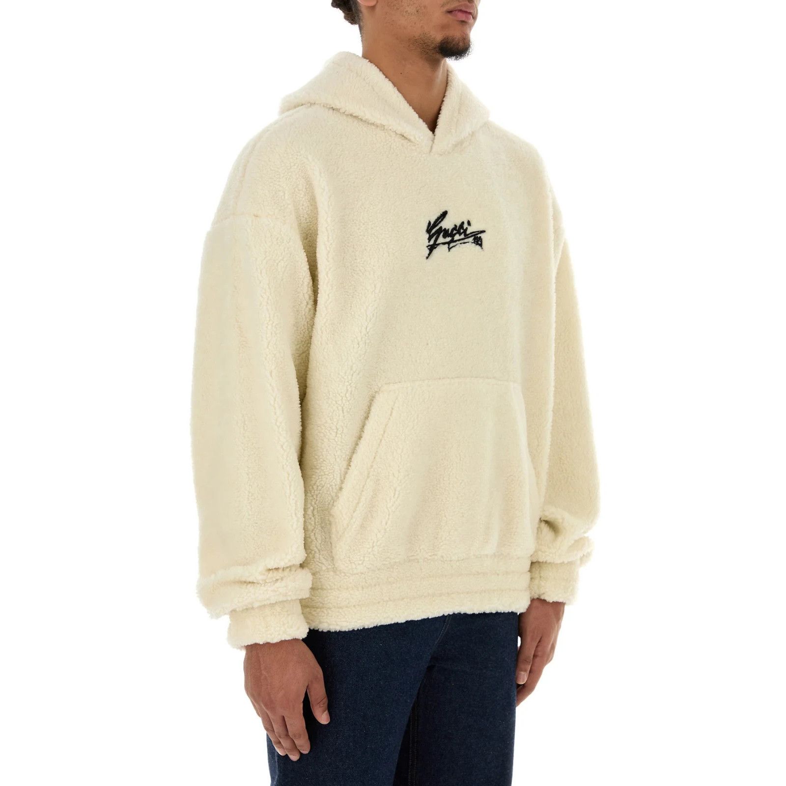 Gucci GUCCI Ivory Teddy Sweatshirt New & Authentic (Men's size:M;) Size US M / EU 48-50 / 2 - 3 Thumbnail
