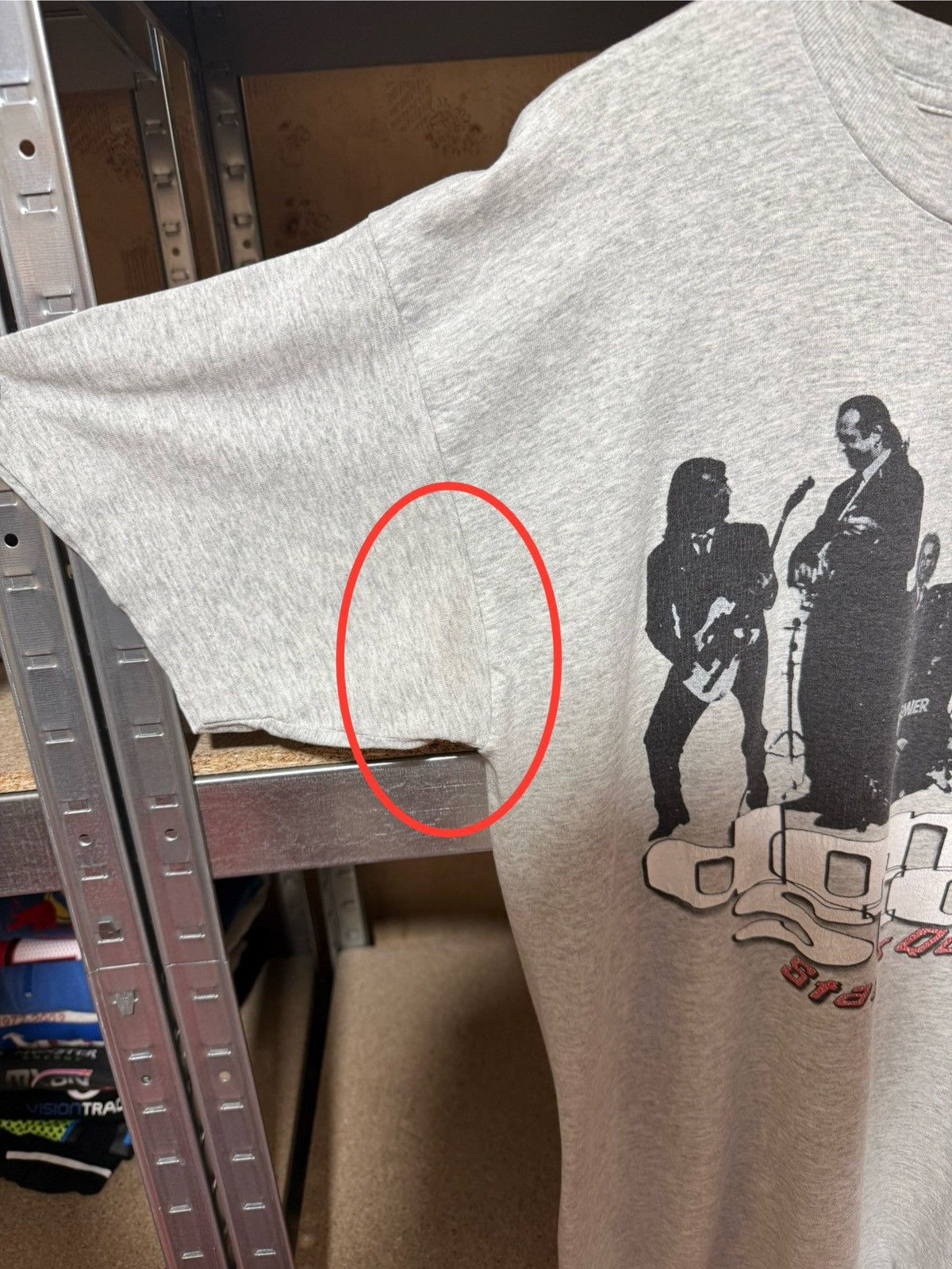 Band Tees × Vintage Vintage Status Quo Don’t Stop World Tour 1995 Retro T-Shirt Size US L / EU 52-54 / 3 - 8 Thumbnail