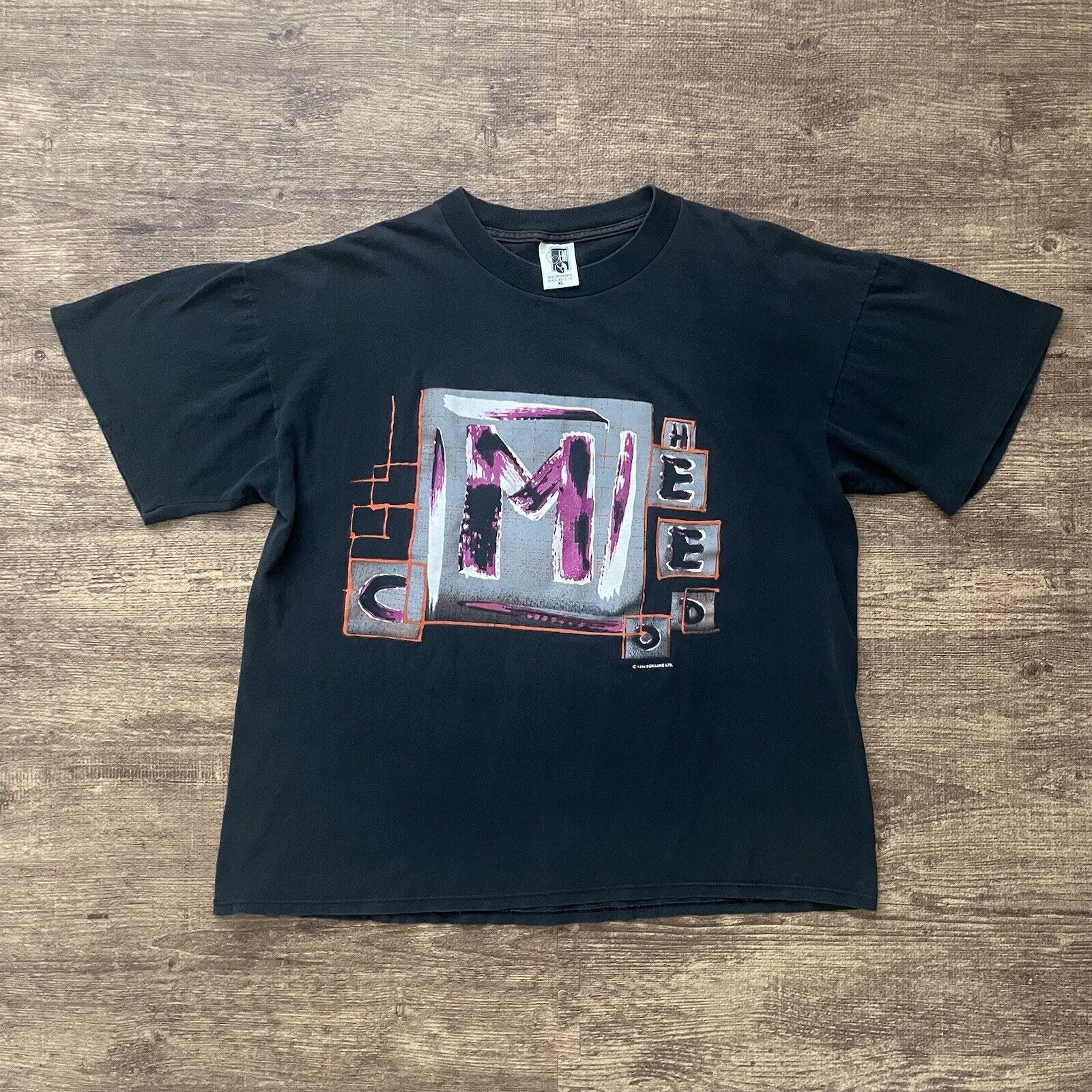 image of Band Tees x Vintage 1994 Depeche Mode T-Shirt Mens Size XL Devotional in Black