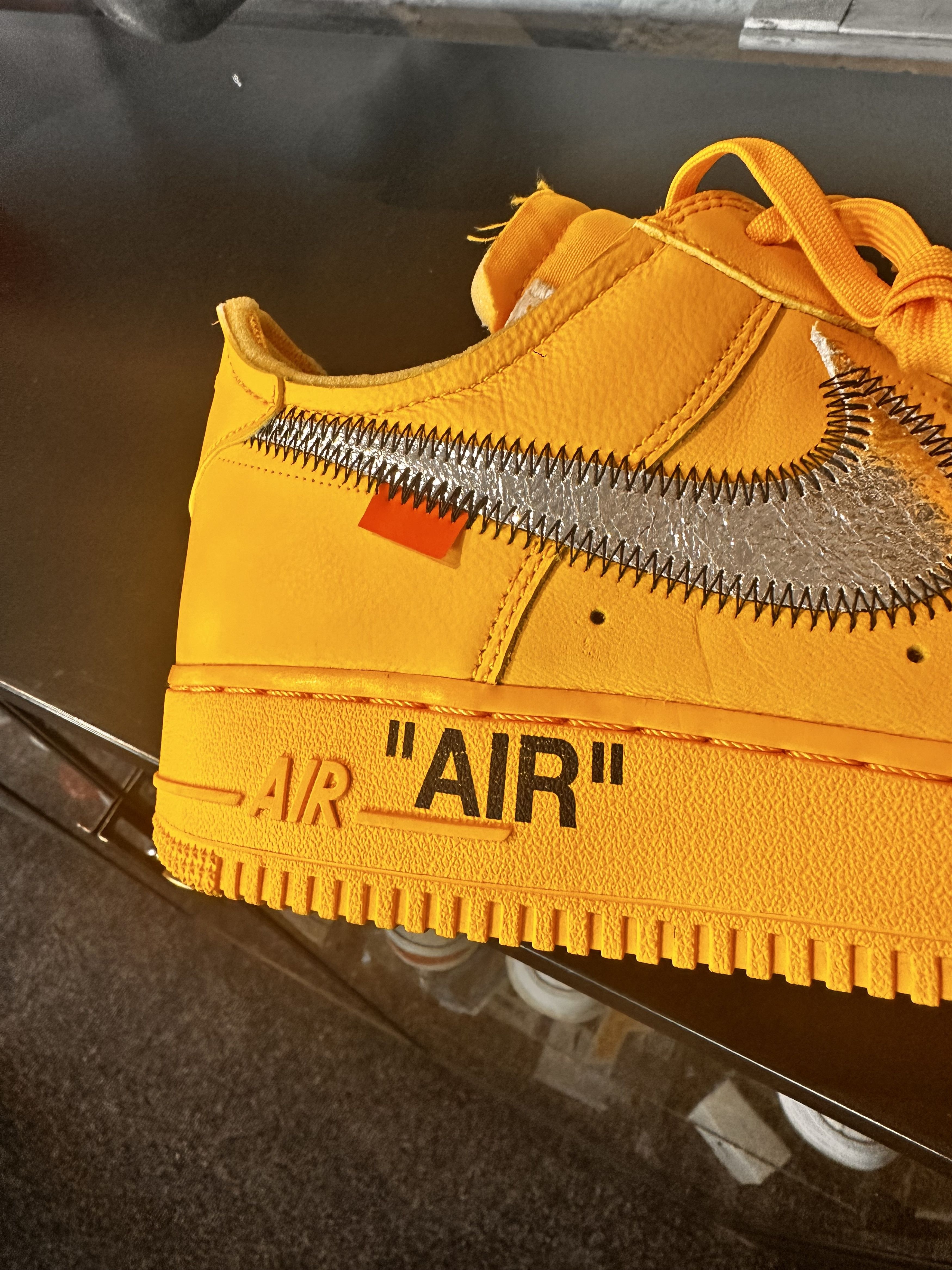 Nike × Off-White Nike X Off-White AF1 CA University Gold Size US 10 / EU 43 - 5 Thumbnail