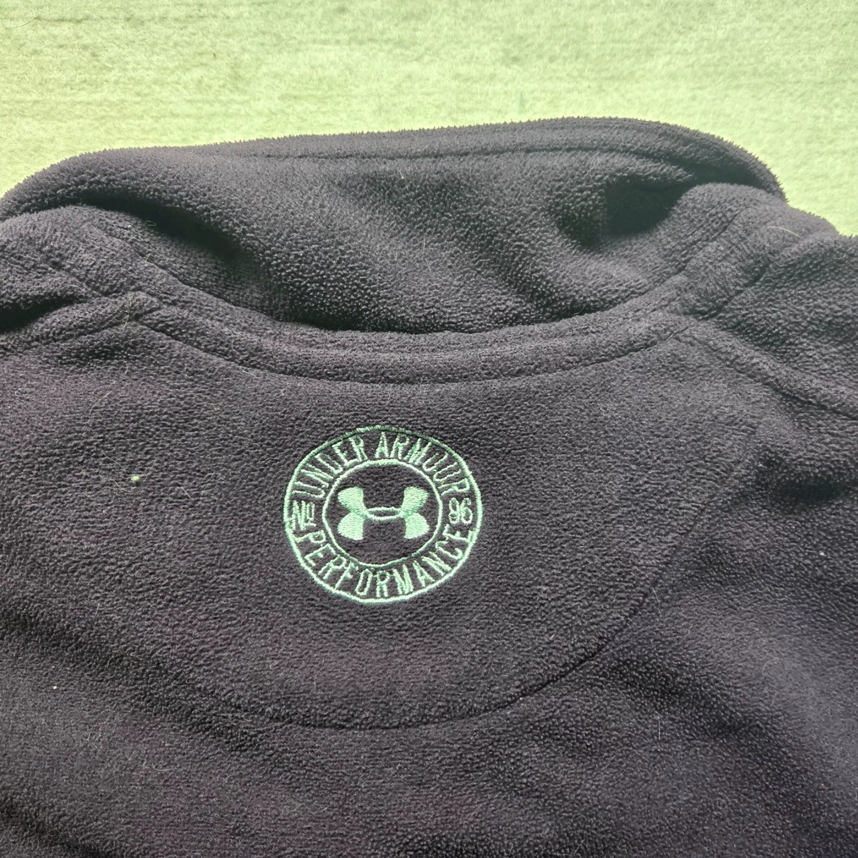 Under Armour VINTAGE Under Armour Sweater Shirt Women's L Black 1/4 Zip Knit Pullover 2010s Womens Size L / US 10 / IT 46 - 8 Thumbnail