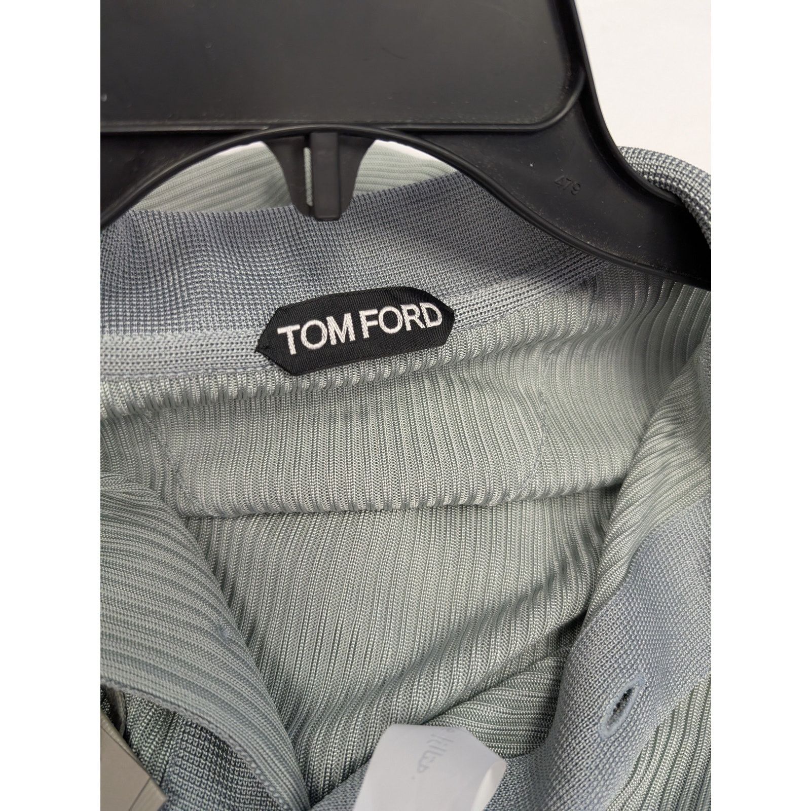 Tom Ford o1rshd1 CC20 Polo Shirt in Light Blue Size US M / EU 48-50 / 2 - 13 Thumbnail
