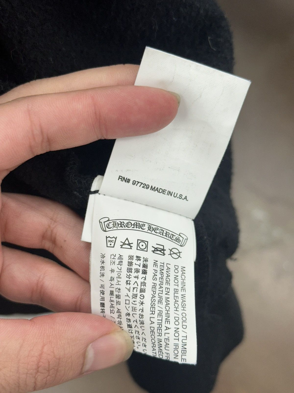 Chrome Hearts Chrome Hearts zip up icy blue font Size US M / EU 48-50 / 2 - 8 Thumbnail