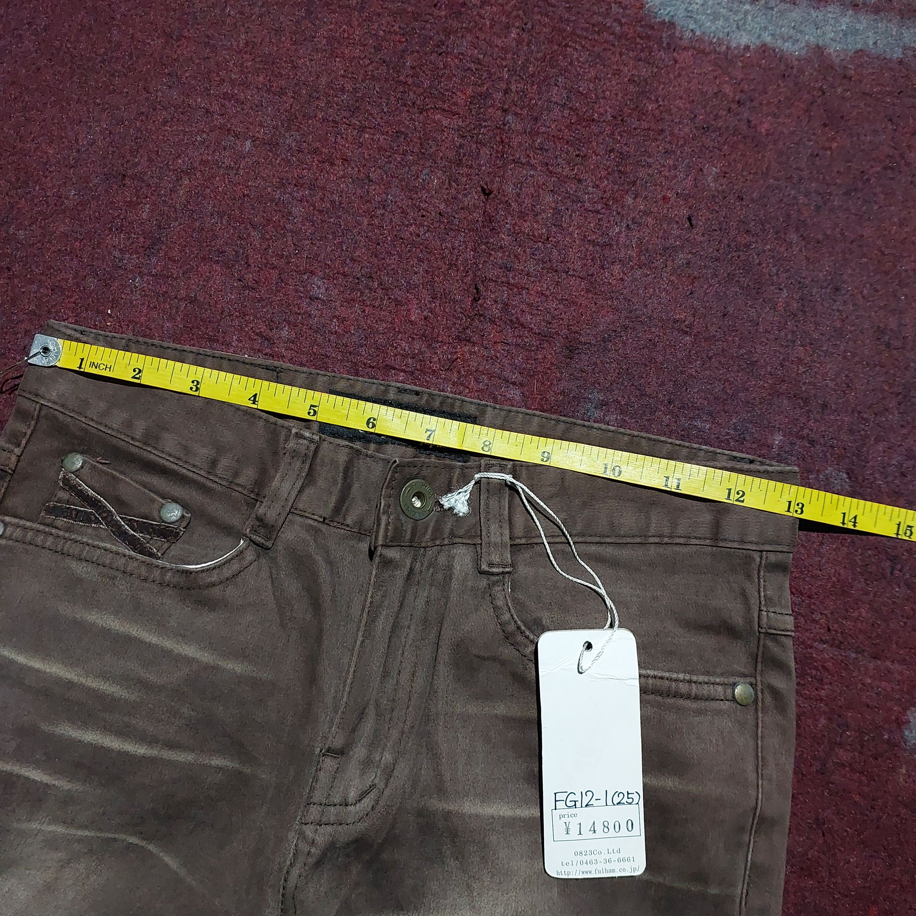 Tornado Mart Bootcut jeans by japanese designer yoshie miura Size 25" / US 0 / IT 36 - 15 Thumbnail