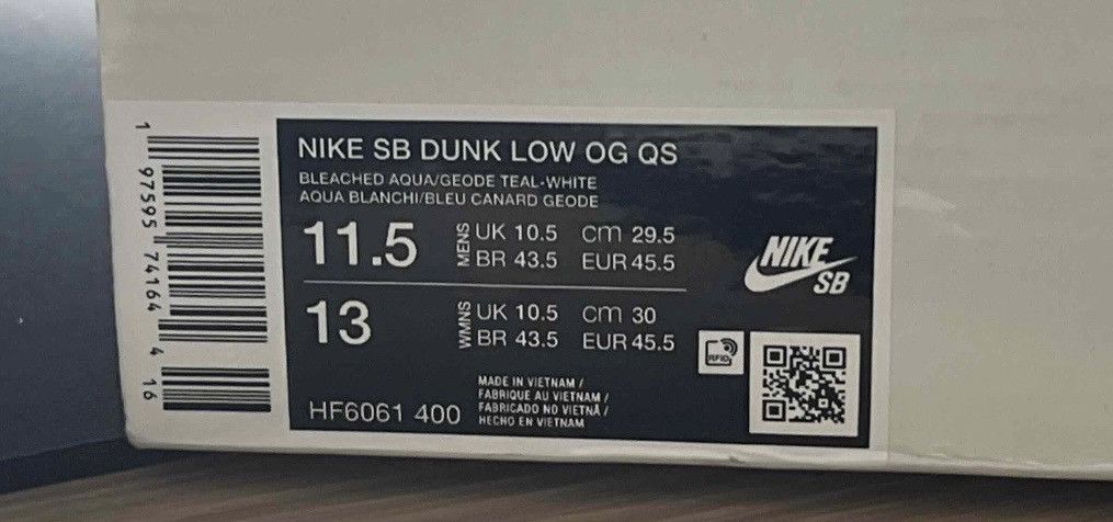 Nike Nike SB Dunk Low Futura Laboratories Bleached Size US 12.5 / EU 45-46 - 2 Thumbnail