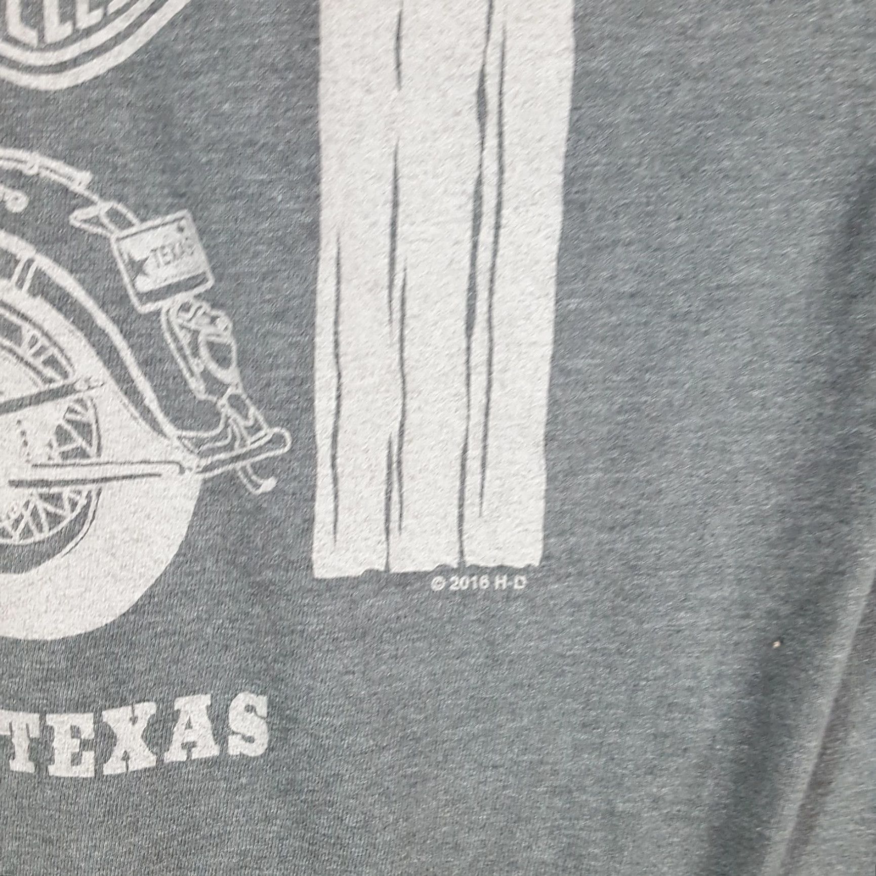 Harley Davidson VINTAGE Harley-Davidson Ride Texas Skull Biker T-Shirt Men's Large Gray 00s Motorcycle Retro Size US L / EU 52-54 / 3 - 6 Thumbnail