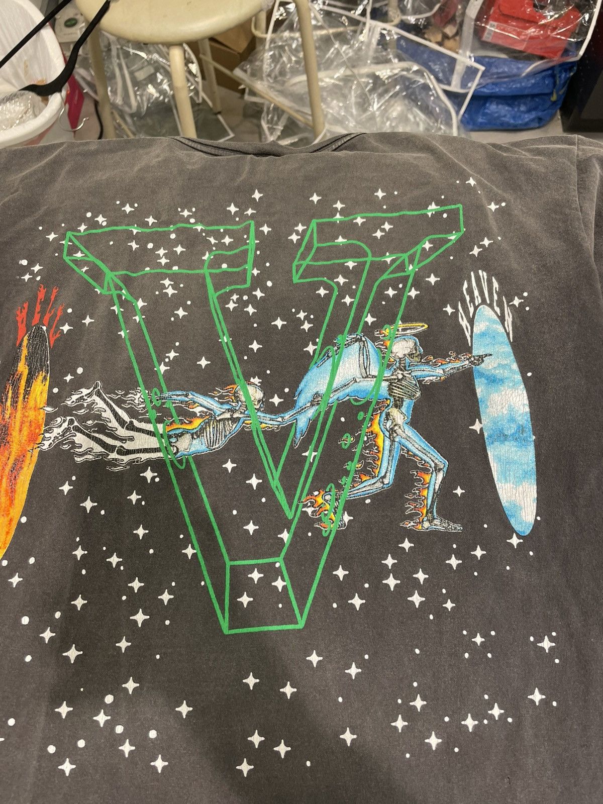Saint Michael Saint Michael X Vlone Heaven Hell Long sleeve Size US XL / EU 56 / 4 - 3 Thumbnail