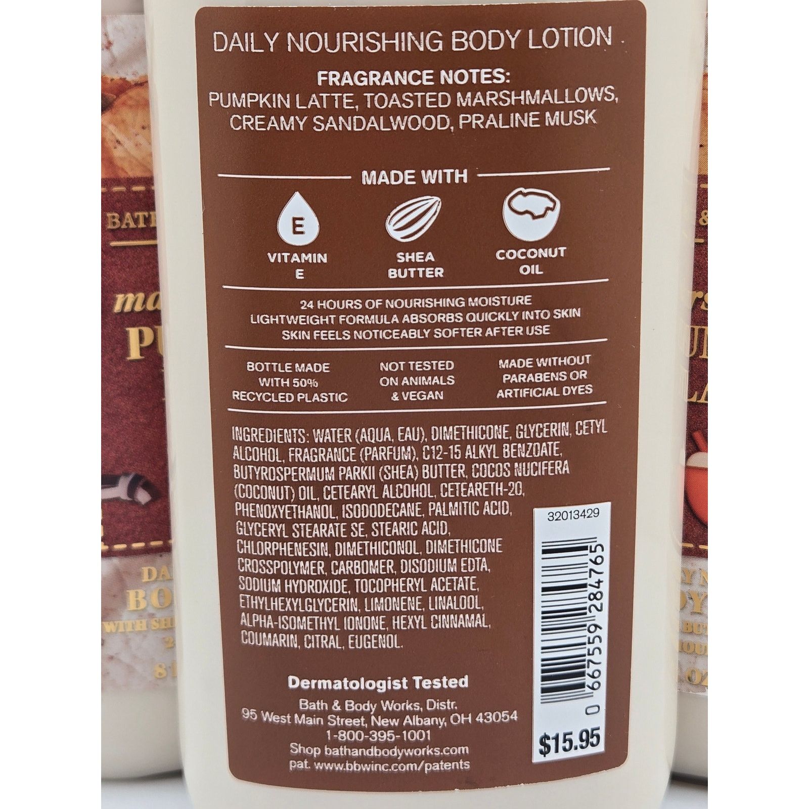Other New Bath & Body Works Marshmallow Pumpkin Latte Body Lotion Size ONE SIZE - 3 Thumbnail