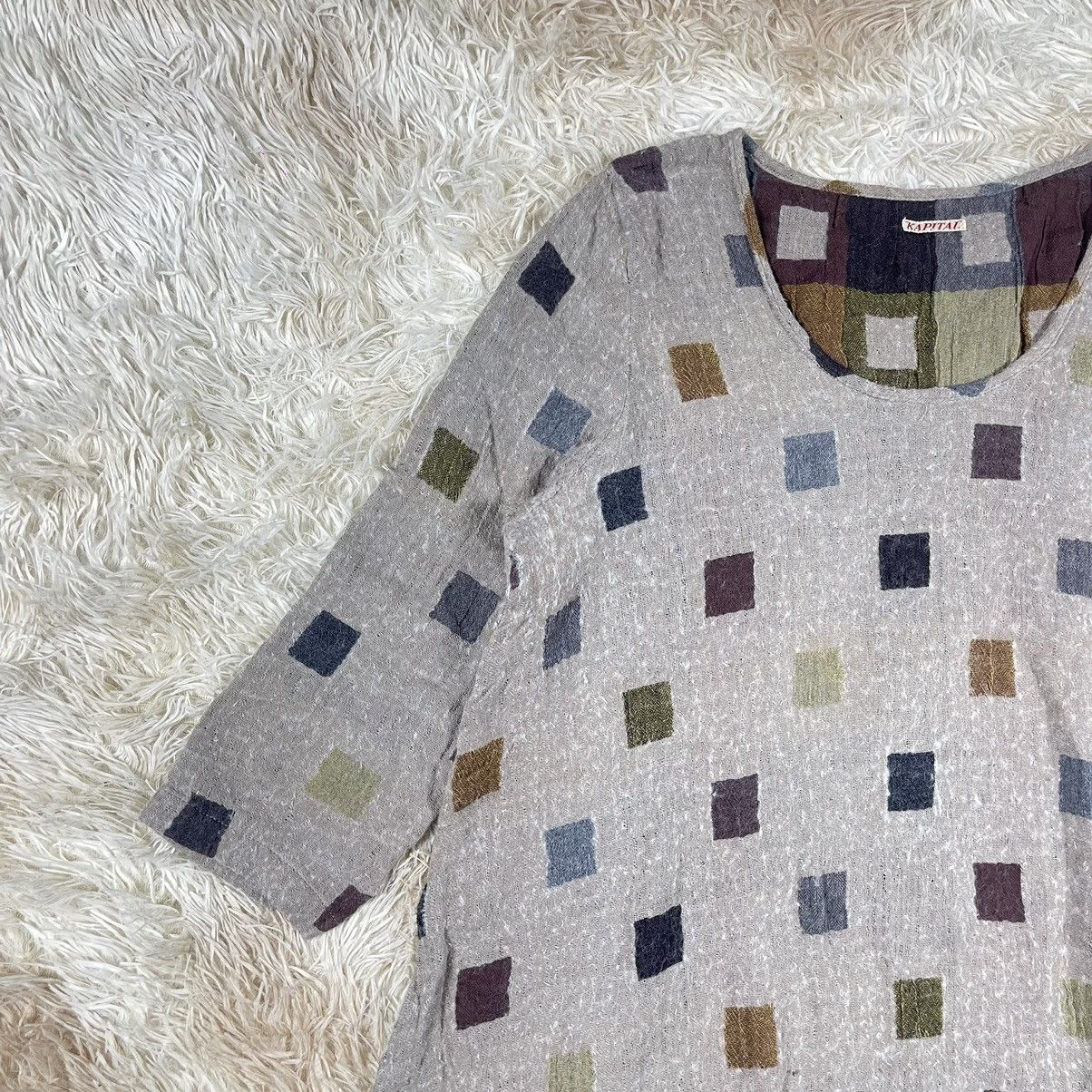 Kapital × Kapital Kountry Kapital Multicolor Boxes Designed Longsleeve Shirt Size US S / EU 44-46 / 1 - 2 Thumbnail