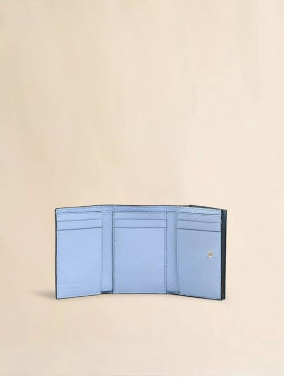 Marni o1w1db10326 Size: OS/Leather Tifold Wallet in Black Size ONE SIZE - 2 Thumbnail