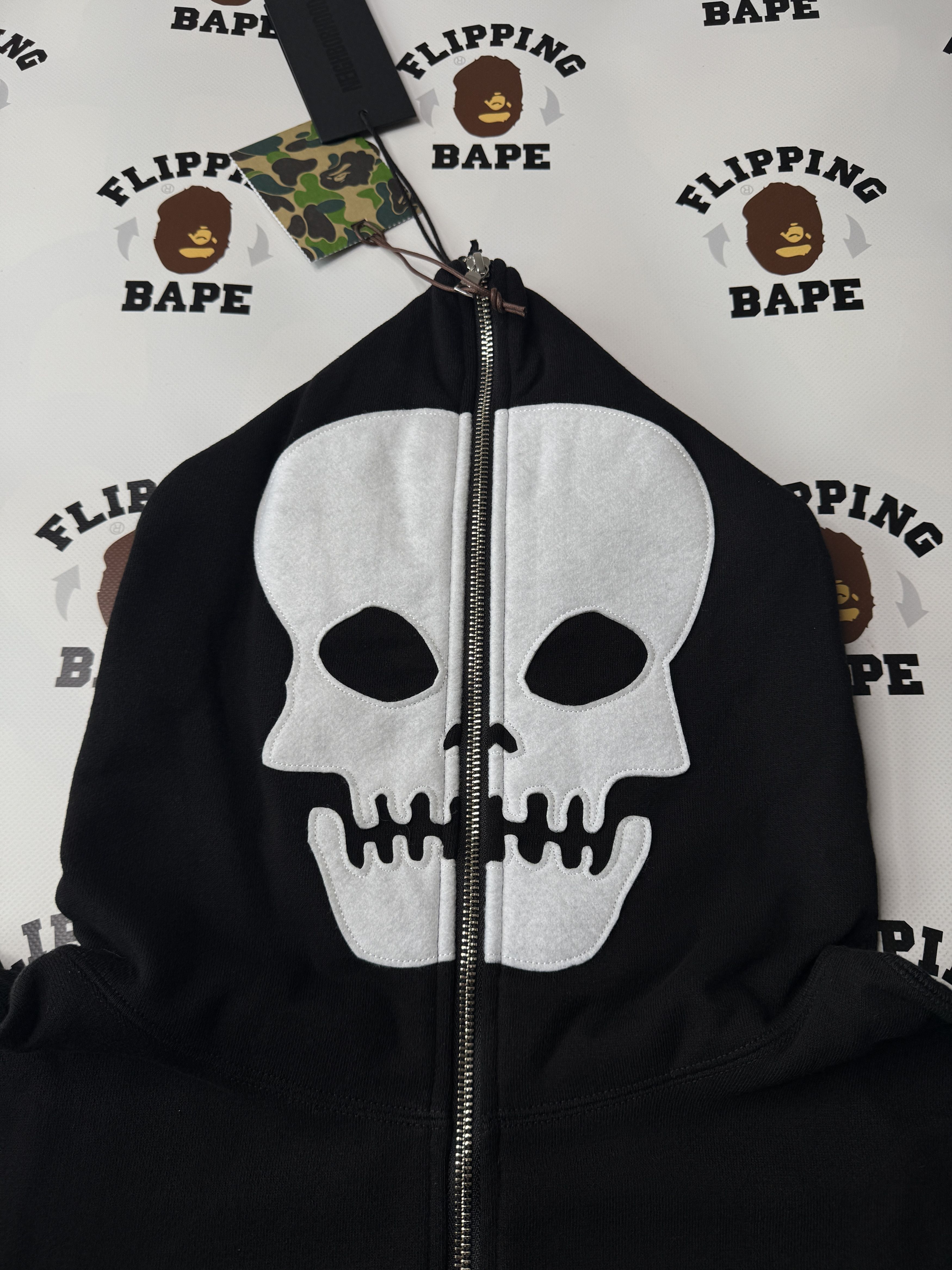 Bape × Neighborhood BAPE X NBHD TWO FACE HALF ZIP PULLOVER HOODIE Size US L / EU 52-54 / 3 - 3 Thumbnail