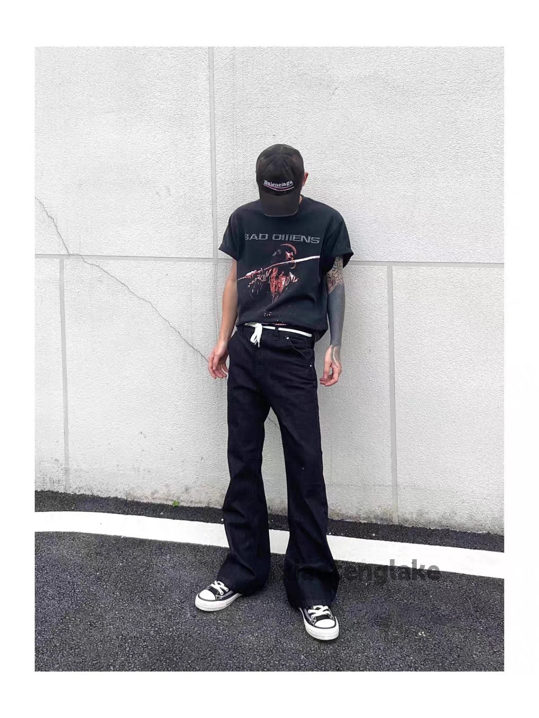 Jean Unisex outdoor utility punk yuppie grunge jeans Size US 32 / EU 48 - 4 Thumbnail