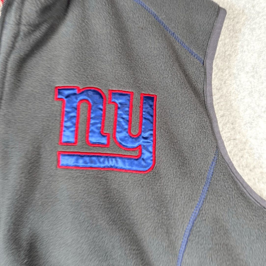 NFL NFL Jacket Vest Men's Large Black New York Giants Vest Jacket Size US L / EU 52-54 / 3 - 2 Thumbnail