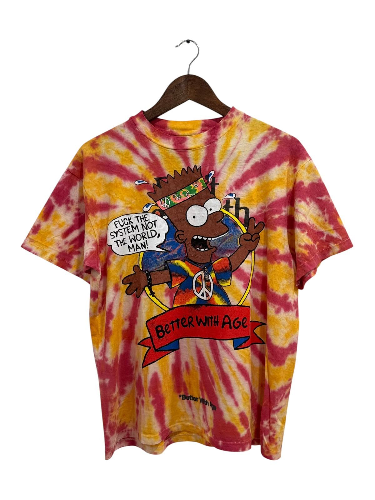 Better With Age Better With Age Worser Tee Tie Dye Pink Yellow Size US M / EU 48-50 / 2 - 1 Thumbnail