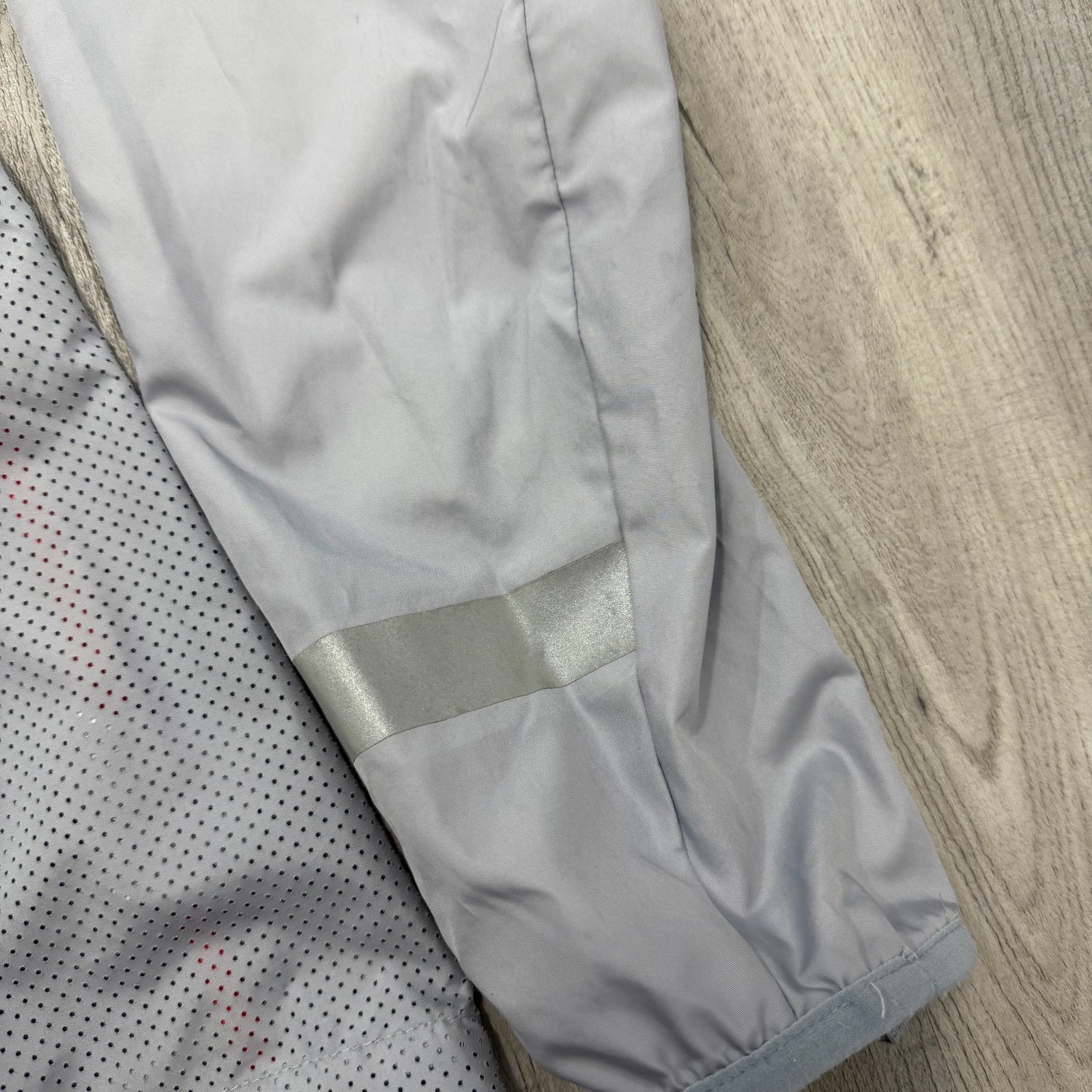 Nike Nike Vapor Running Jacket Women's Large Gray Orange Hooded Size L / US 10 / IT 46 - 4 Thumbnail
