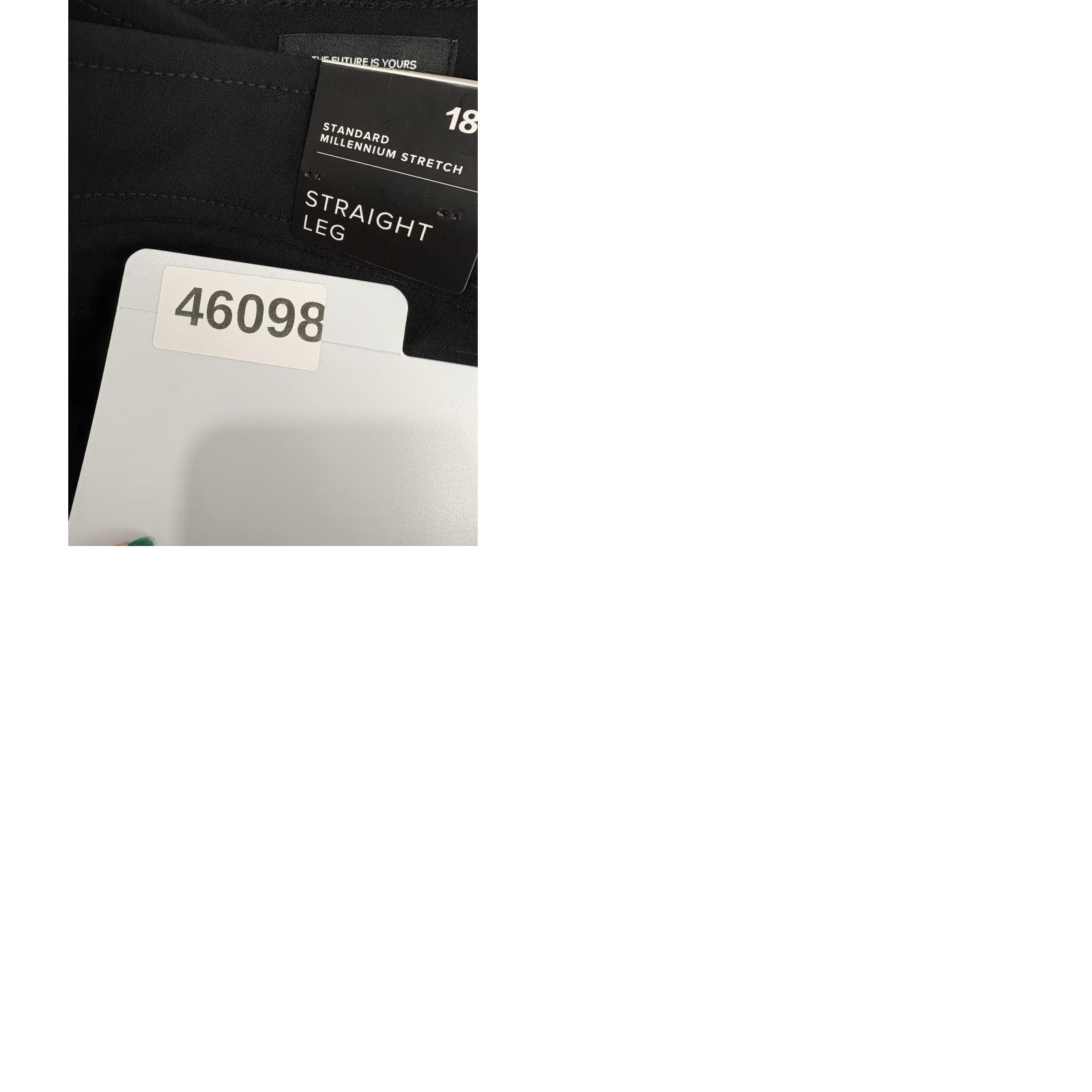 Torrid Torrid Pants Womens 18 Black Straight Leg Deluxe Stretch Career Work NWT Size 40" / US 18 - 10 Thumbnail