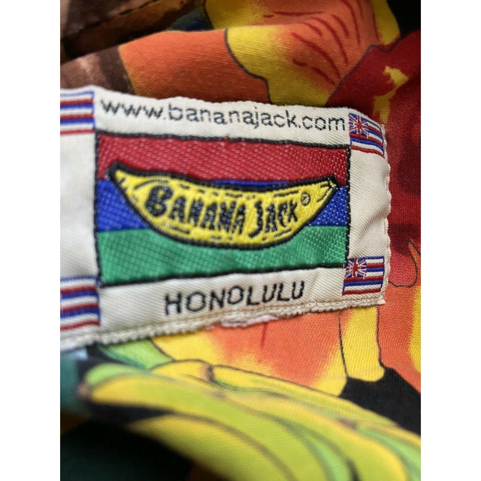 Vintage Banana Jack Mens Vintage Hawaiian Floral Button up Shirt Size US L / EU 52-54 / 3 - 10 Thumbnail