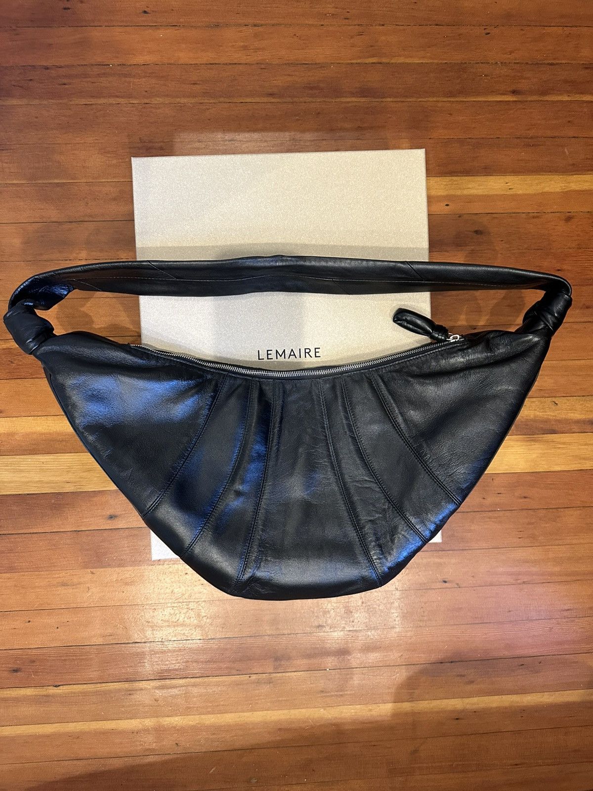 Lemaire Lemaire Large Croissant Bag Size ONE SIZE - 1 Thumbnail