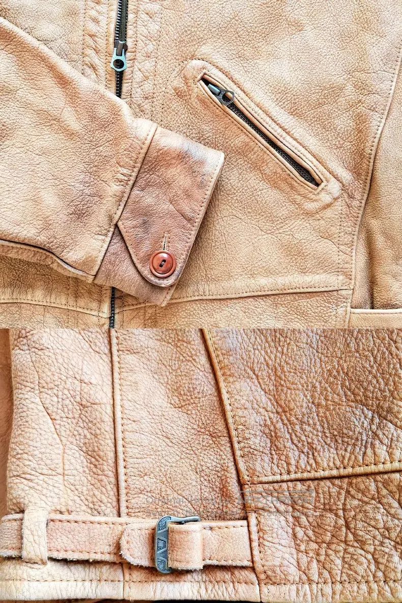 RRL Ralph Lauren RRL Ralph Lauren Outdated vintage cowhide leather jacket j Size US S / EU 44-46 / 1 - 7 Thumbnail