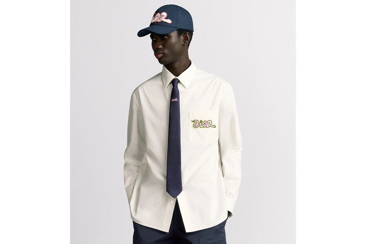 Dior o1bcso1str0126 Size:OS/Kaws Tie in Nevy Blue Size ONE SIZE - 4 Thumbnail