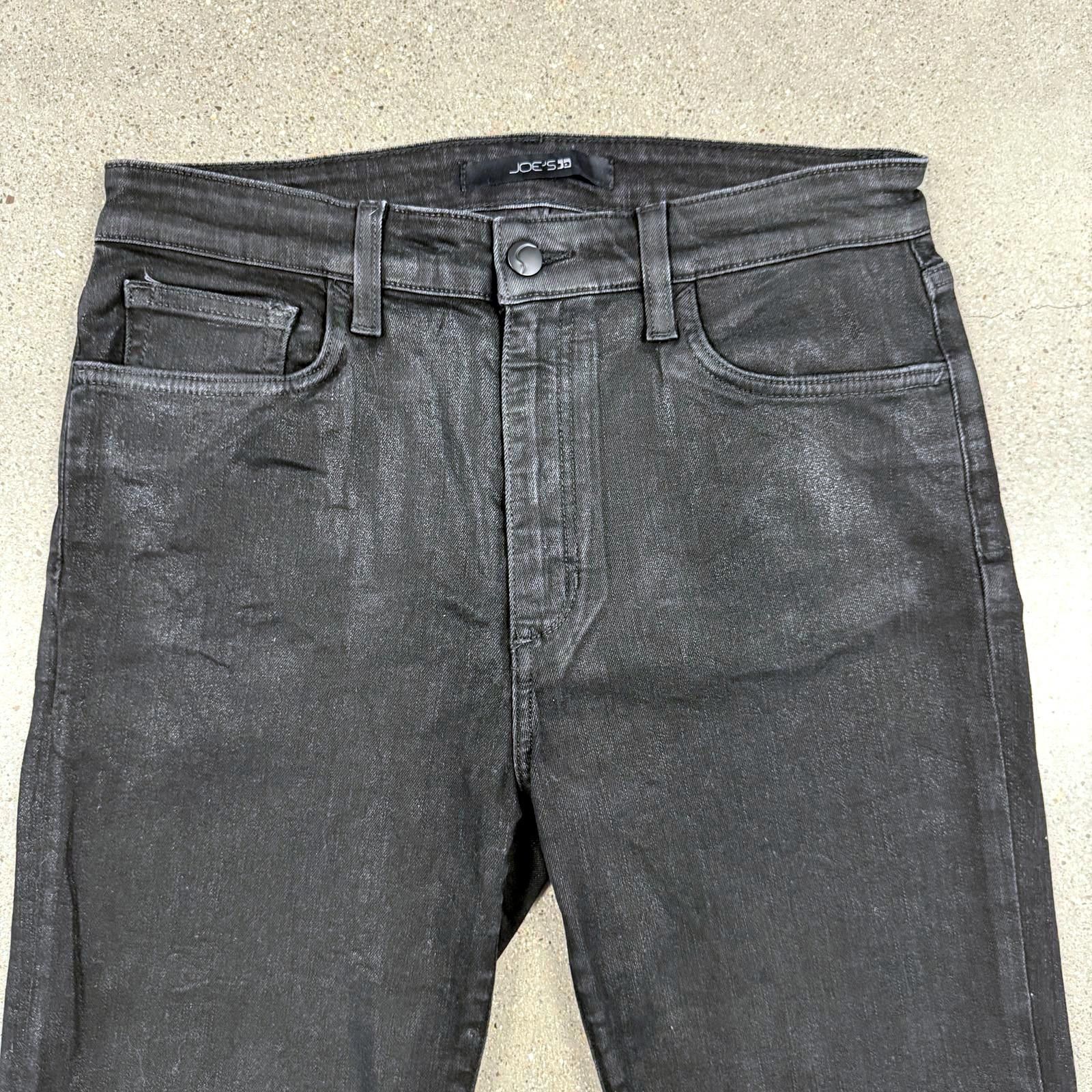 Designer Joe's Mid Rise Skinny Jeans Premium Denim Black - 30 Size 30" / US 8 / IT 44 - 7 Thumbnail