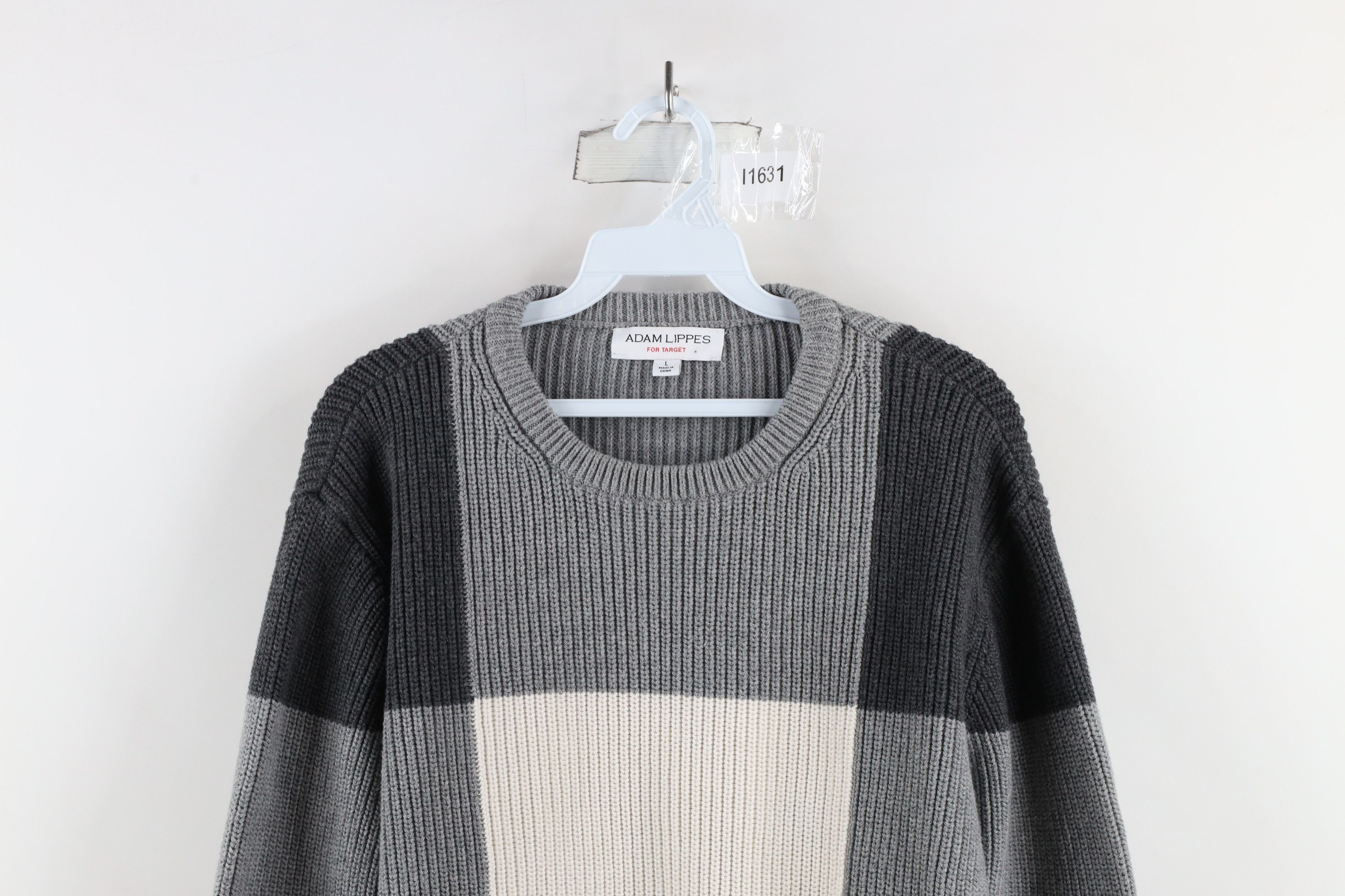 Vintage Adam Lippes For Target Heavyweight Ribbed Knit Sweater Size US L / EU 52-54 / 3 - 2 Thumbnail