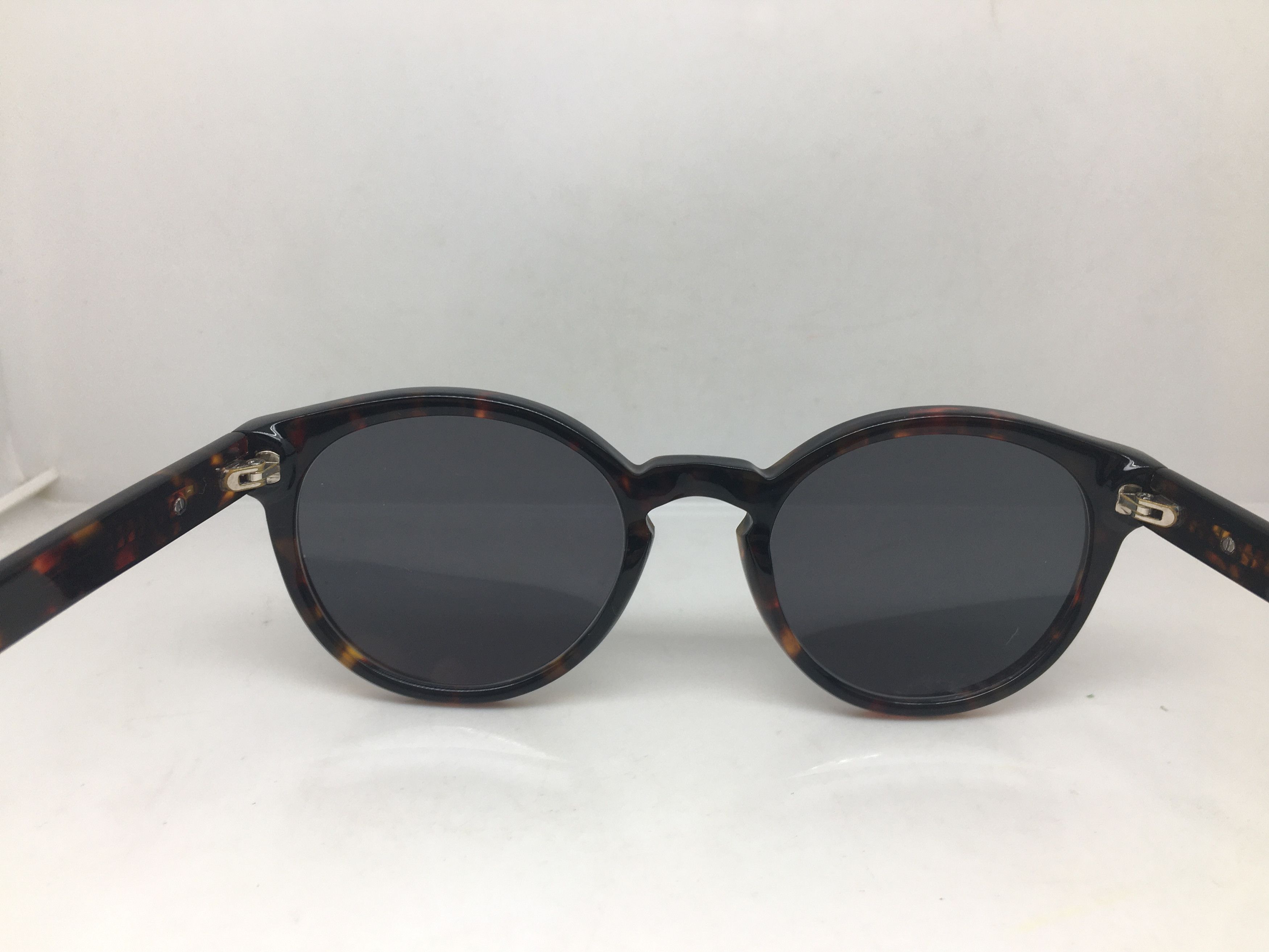 Other Handmade Brown Acetate Retro Sunglasses Keyhole Bridge Size ONE SIZE - 5 Thumbnail