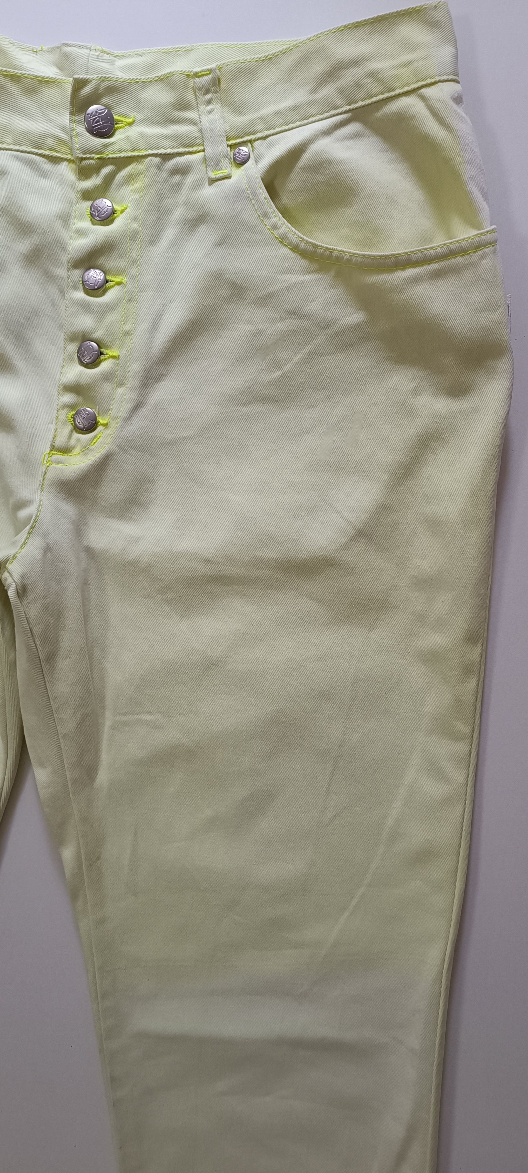Jean Paul Gaultier Vintage - JPG Jeans Uomo - Fluor yellow pants Size US 30 / EU 46 - 11 Thumbnail