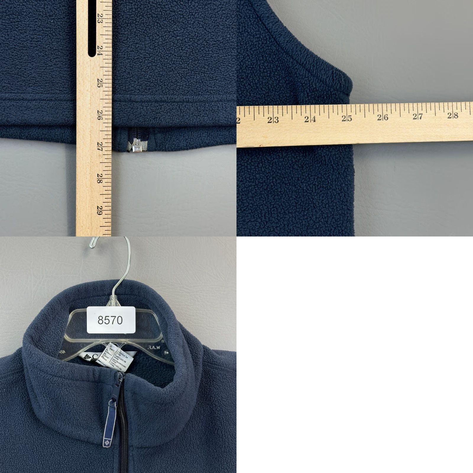 Vintage Columbia Vest Mens XL Blue Fleece Full Zip Outdoor Hiking Casual Shirt Size US XL / EU 56 / 4 - 8 Thumbnail