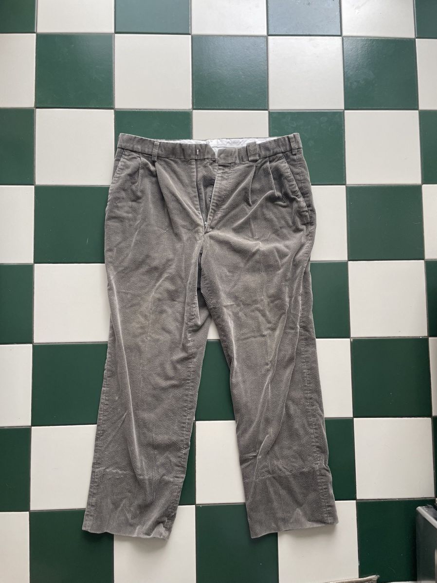 Yves Saint Laurent VINTAGE Yves Saint Laurent Corduroy Pants Size US 34 / EU 50 - 6 Thumbnail