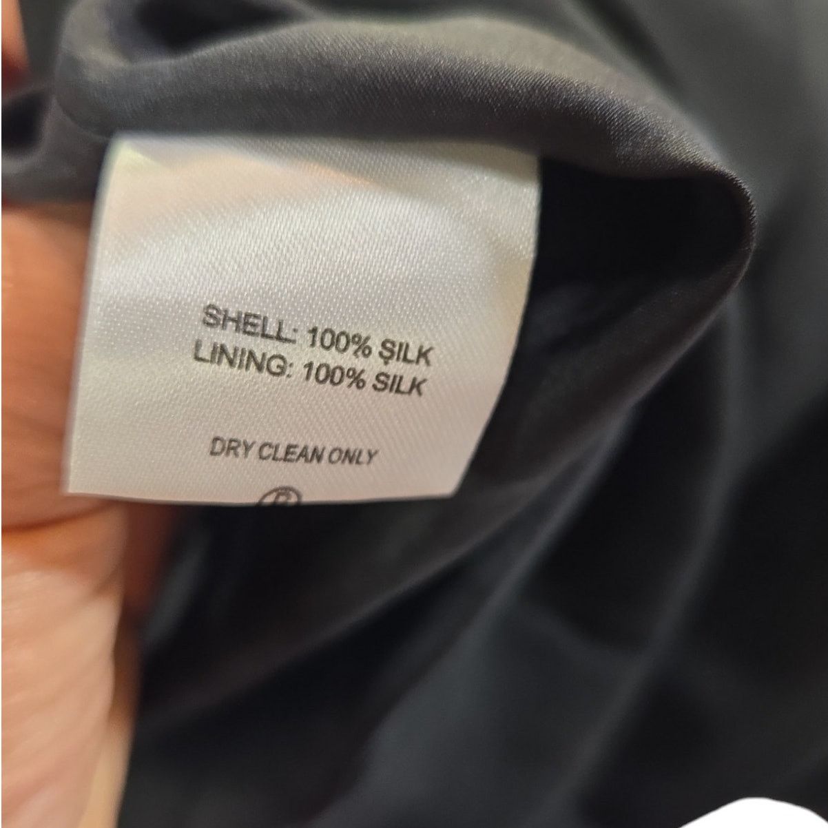 Shipley & Halmos Shipley & Halmos | Black, 100% Silk, Cowl Neck Dress | 6 Size M / US 6-8 / IT 42-44 - 5 Thumbnail