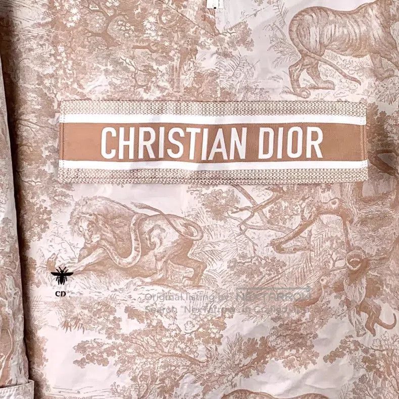 Dior Dior Color-matched animal jungle print full-print hooded d Size XS / US 0-2 / IT 36-38 - 4 Thumbnail