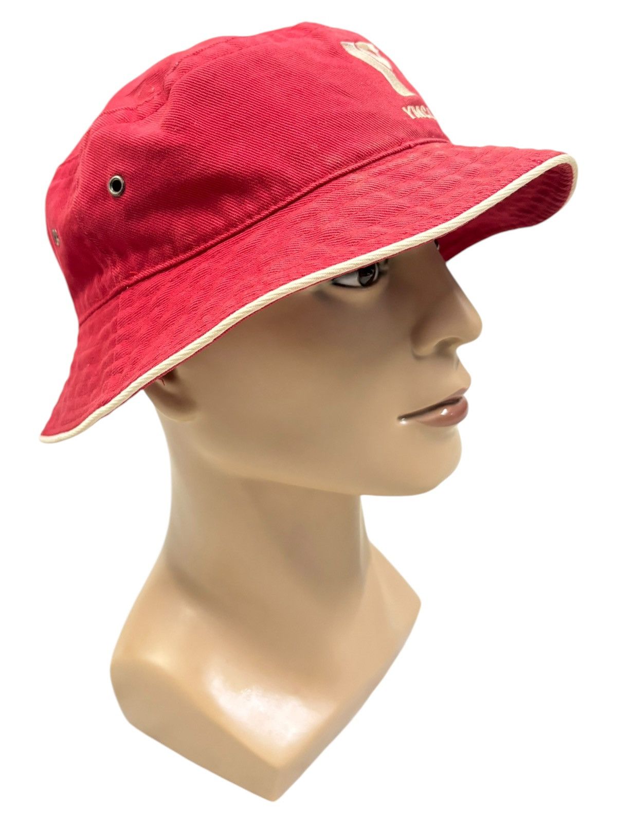 YMC Vintage 2000s Y2K YMCA Faded Embroidered Logo Bucket Hat Size ONE SIZE - 3 Thumbnail