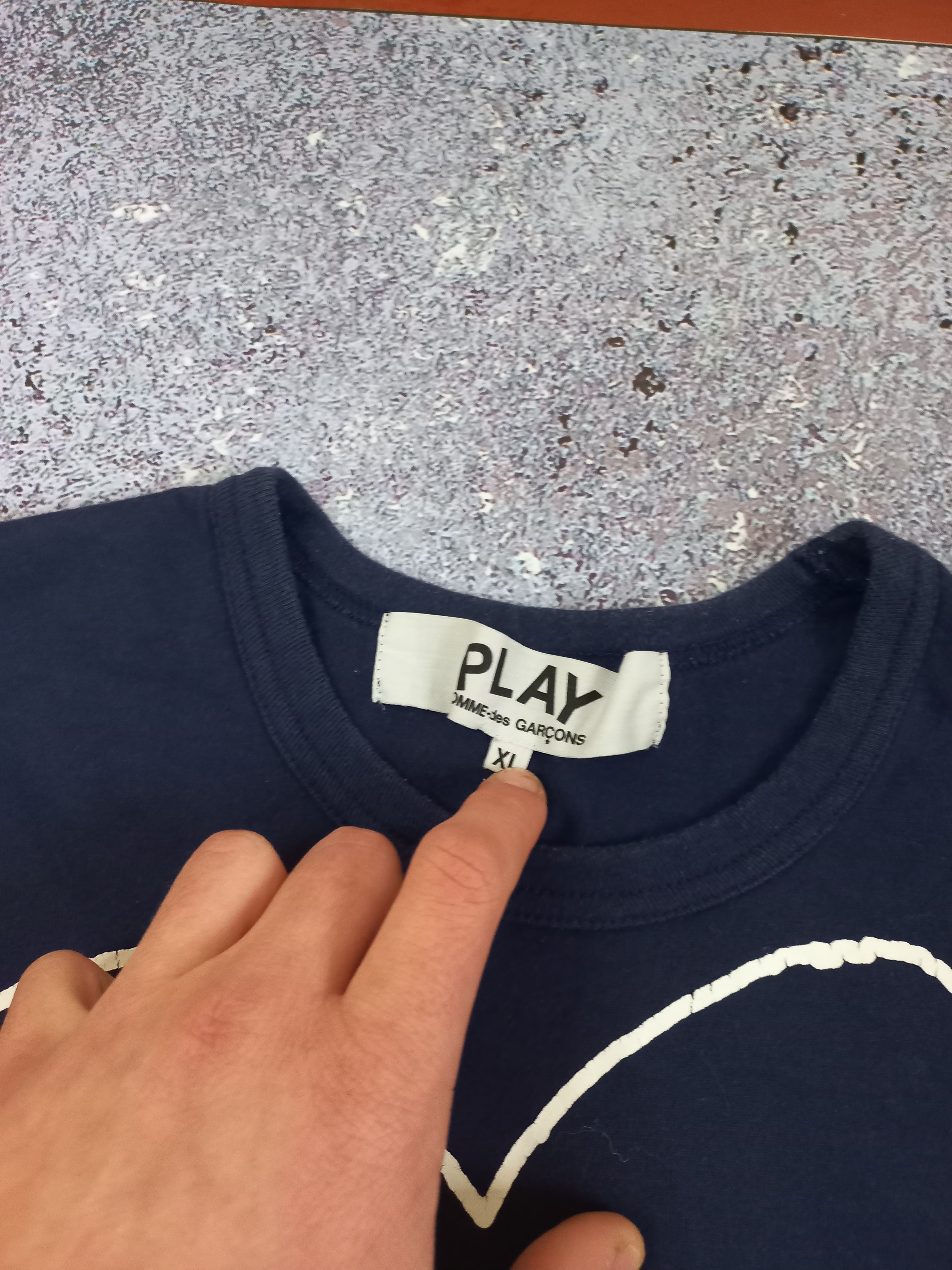 Comme des Garcons PLAY Comme des Garcons Play t-shirt Blue M Size US M / EU 48-50 / 2 - 5 Thumbnail