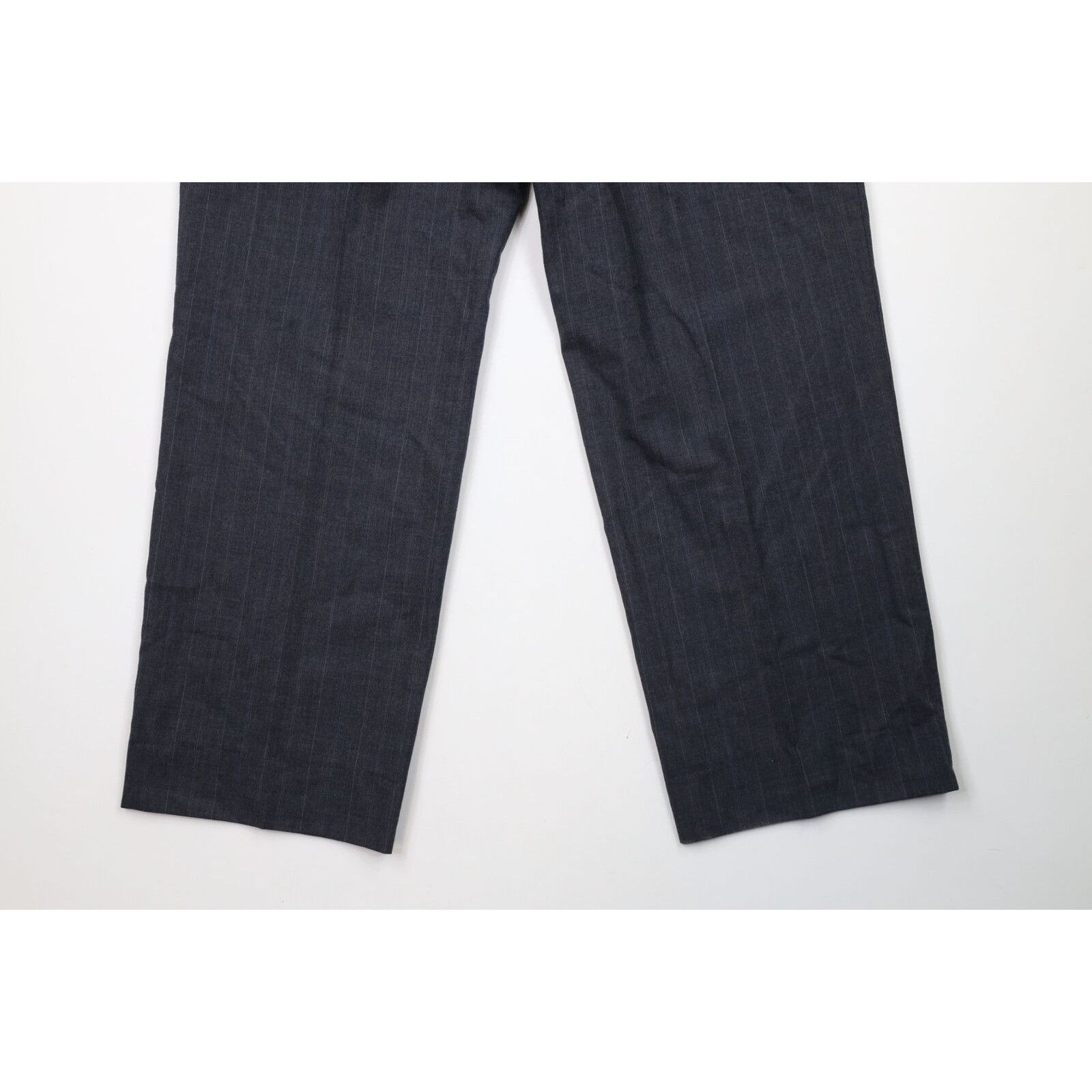 Vintage Vintage 70s Streetwear Wool Striped Bell Bottoms Pants Size US 38 / EU 54 - 10 Thumbnail