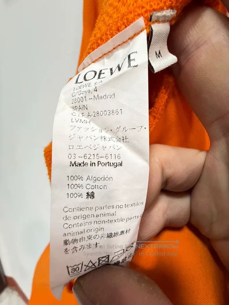 Loewe Loewe Orange Hooded Sweatshirt Size US M / EU 48-50 / 2 - 4 Thumbnail