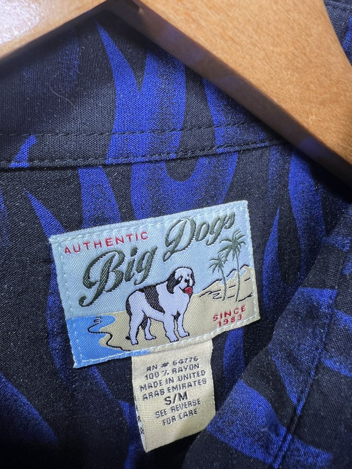 Big Dogs Big Dogs Shirt Men’s S/M Button Up Hot Sauce Flames Hawaiian Size US M / EU 48-50 / 2 - 3 Thumbnail