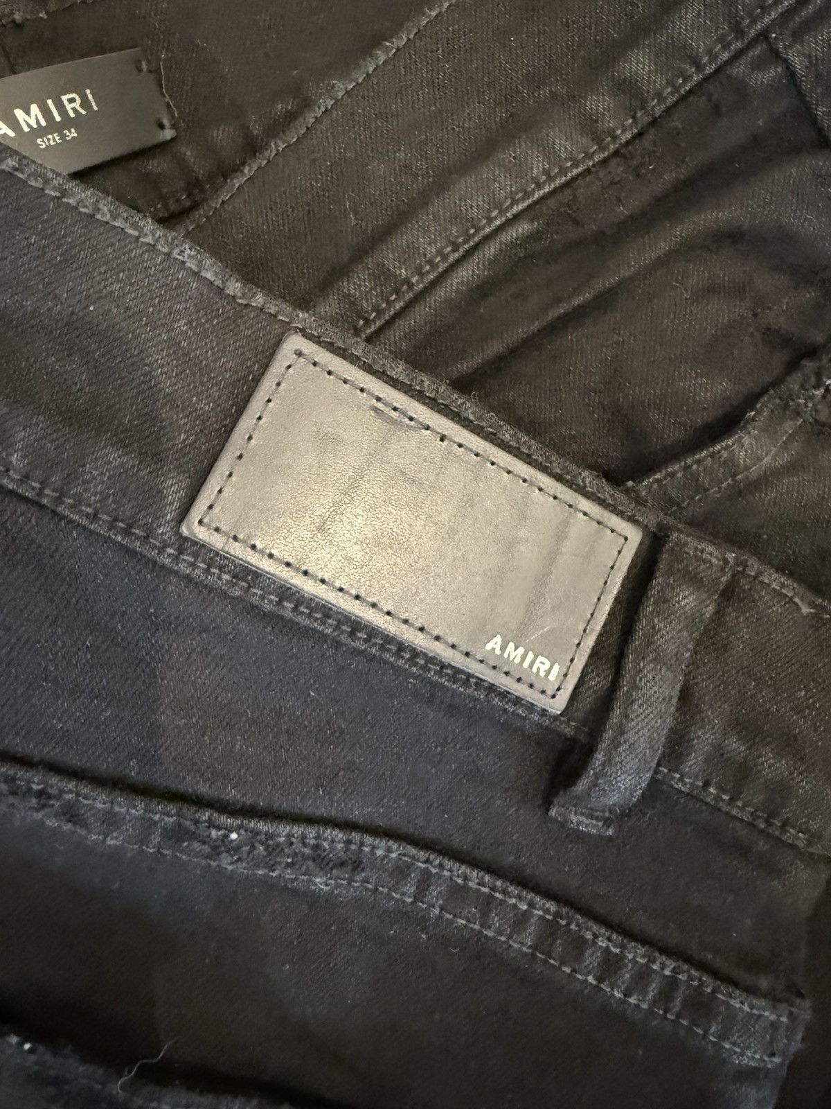 Amiri Amiri Jean Mx1 Patchwork Distressed Denim Jeans Size US 34 / EU 50 - 5 Thumbnail