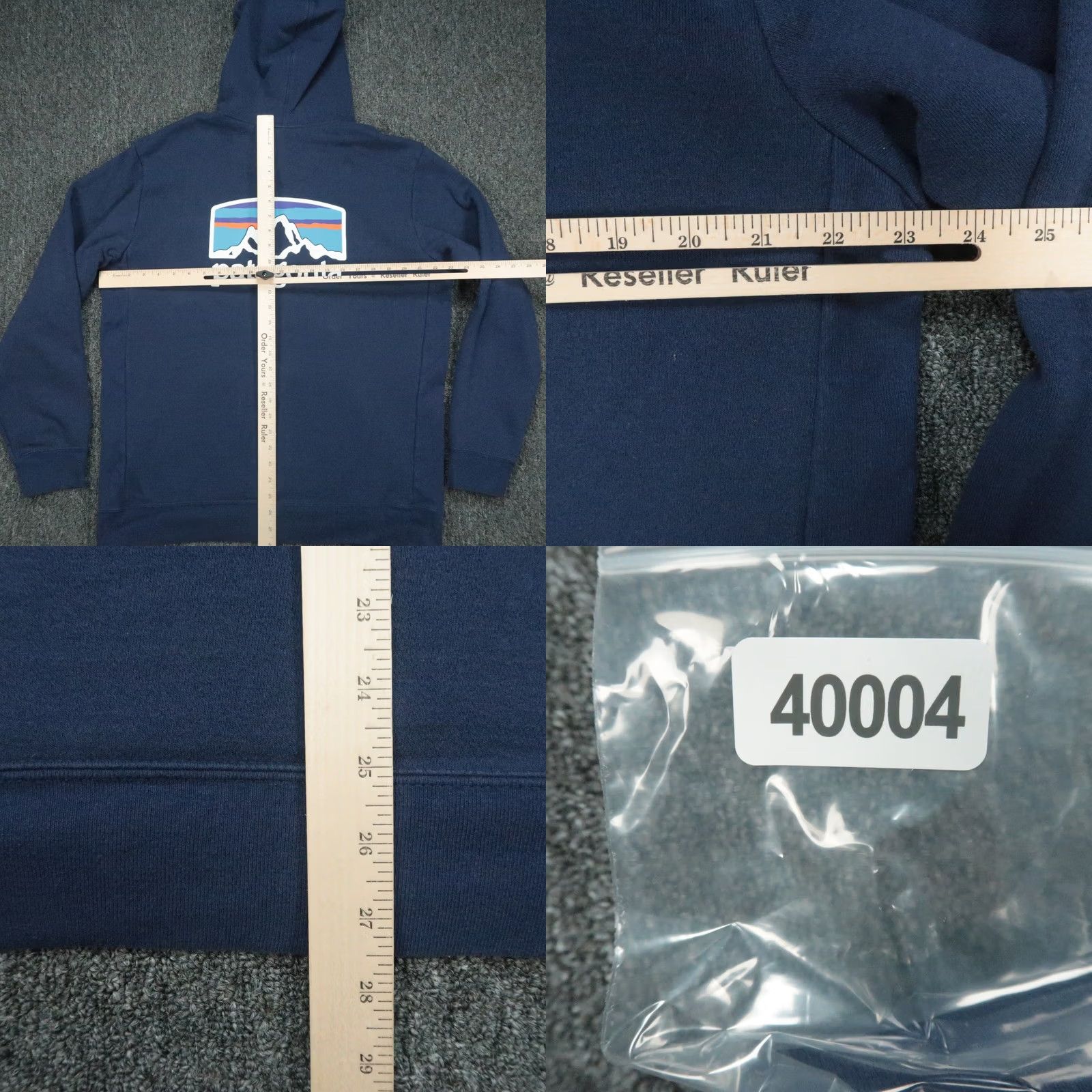 Patagonia Patagonia Hoodie Mens Large Blue Graphic Uprisal Fitz Roy Horizons Pullover Size US L / EU 52-54 / 3 - 8 Thumbnail