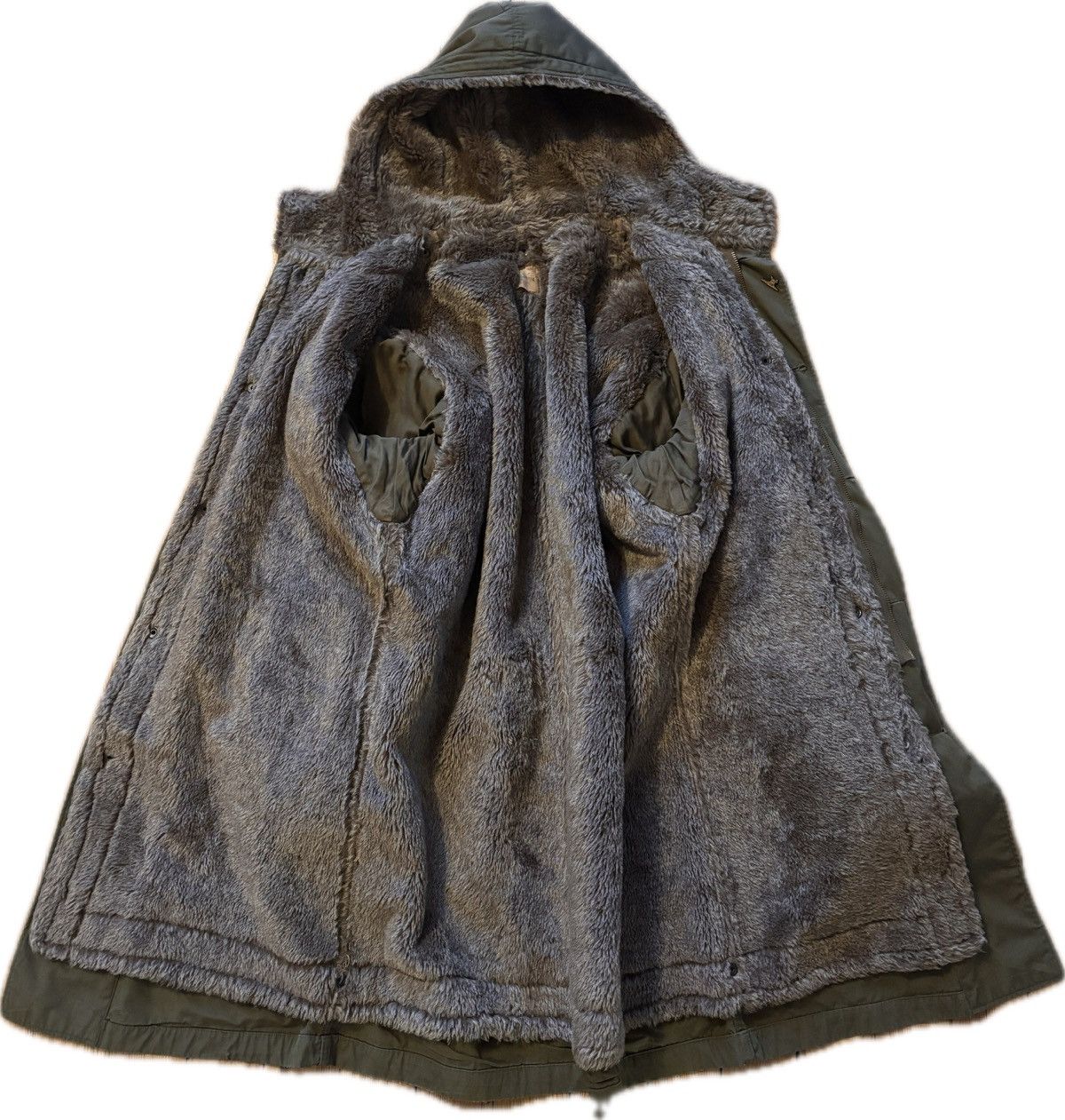 Buzz Rickson's Rare M1945 winter parka WW2 alpaca lined belted dated 1945 Size US S / EU 44-46 / 1 - 3 Thumbnail