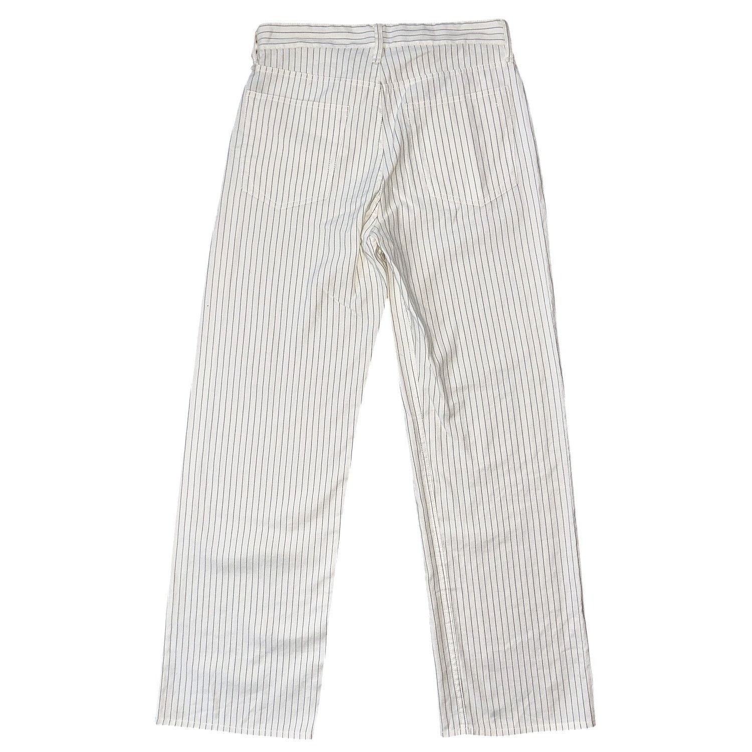 Rag & Bone NWT rag & bone Logan Stripe Wide Linen Cotton Jeans 28X31 Size 28" / US 6 / IT 42 - 5 Thumbnail