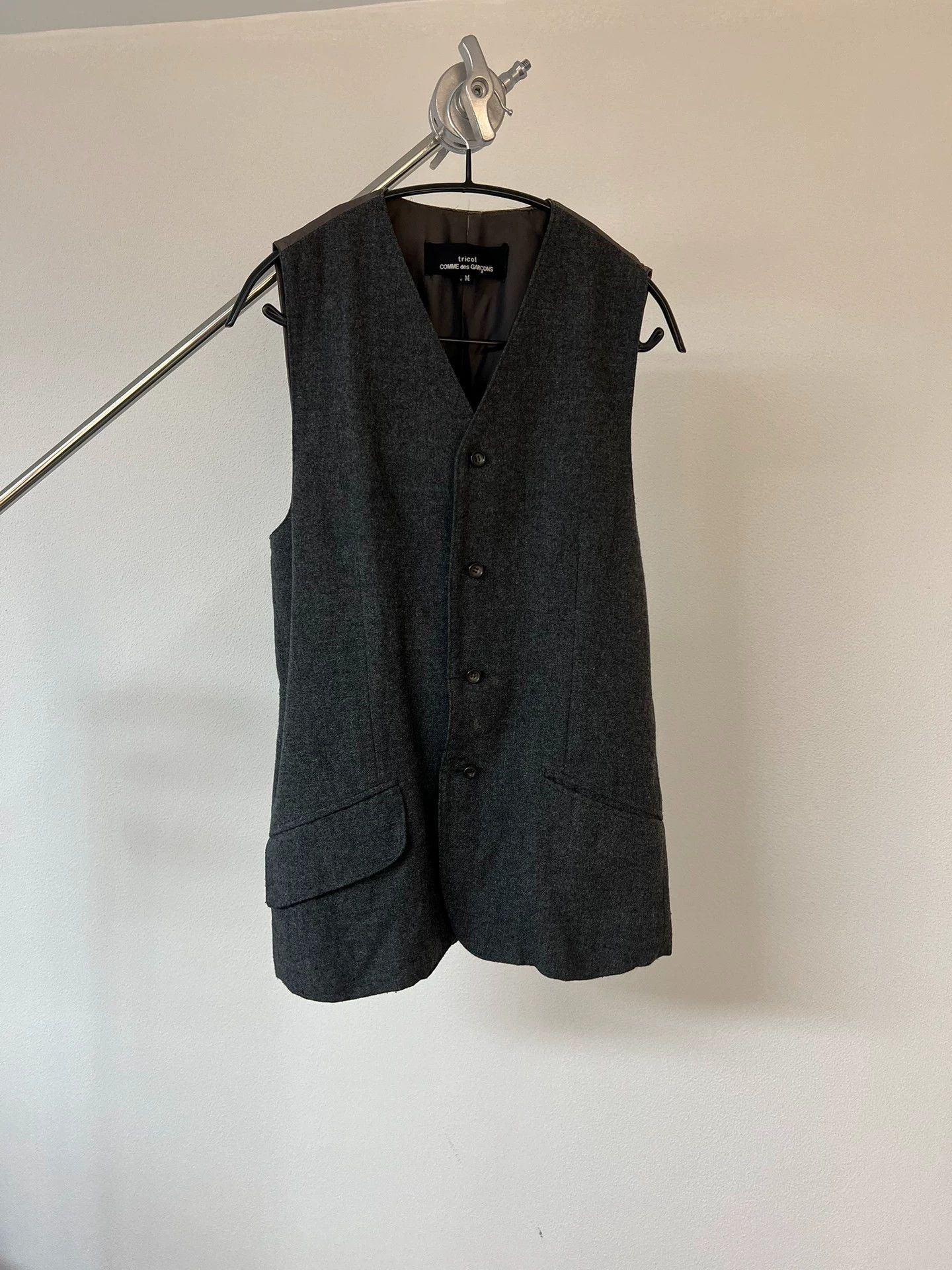 Comme des Garcons Comme des Garçons Wool Vest Stained M Size US M / EU 48-50 / 2 - 1 Thumbnail