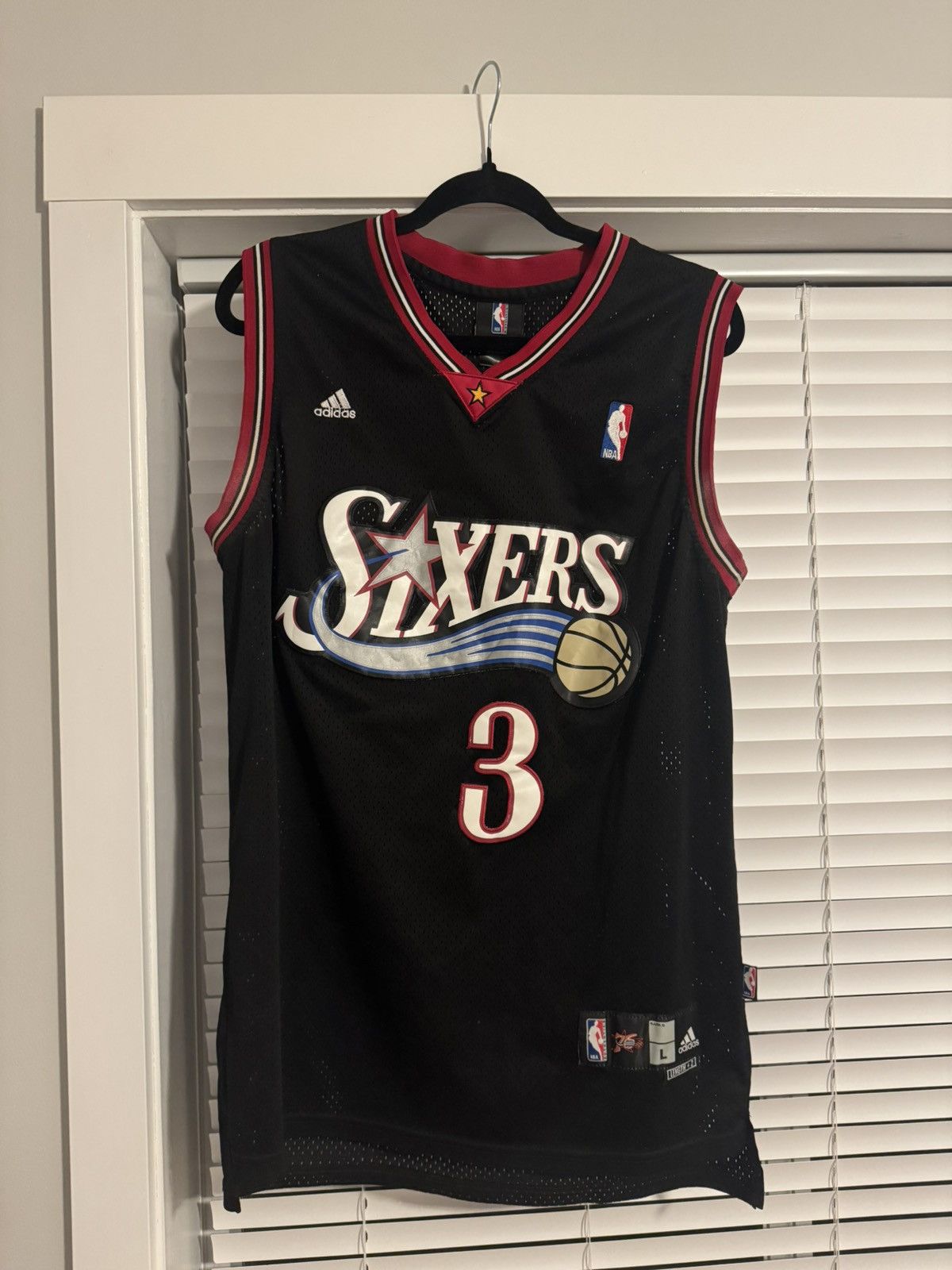 NBA Allen Iverson Philadelphia 76ers Jersey Size US L / EU 52-54 / 3 - 1 Thumbnail