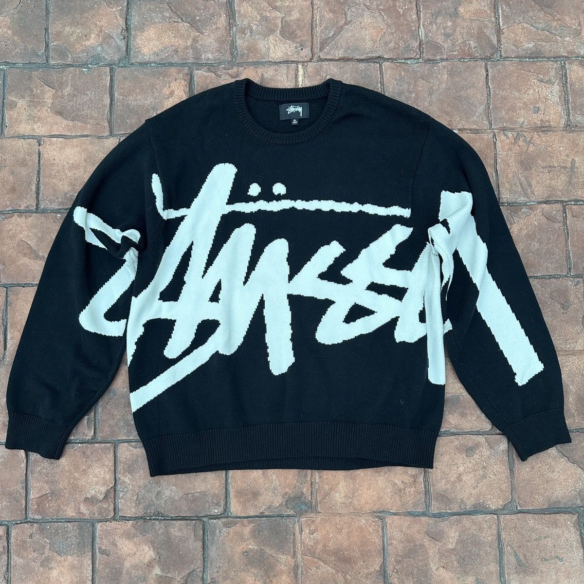 Stussy Stock Sweater Black | BSTN Store