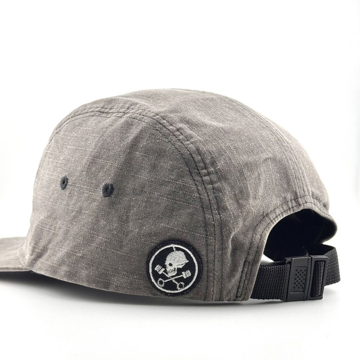 Japanese Brand Bratson From Chaos 5 Panel Camp Cap grey washed finish Hat Size ONE SIZE - 4 Thumbnail